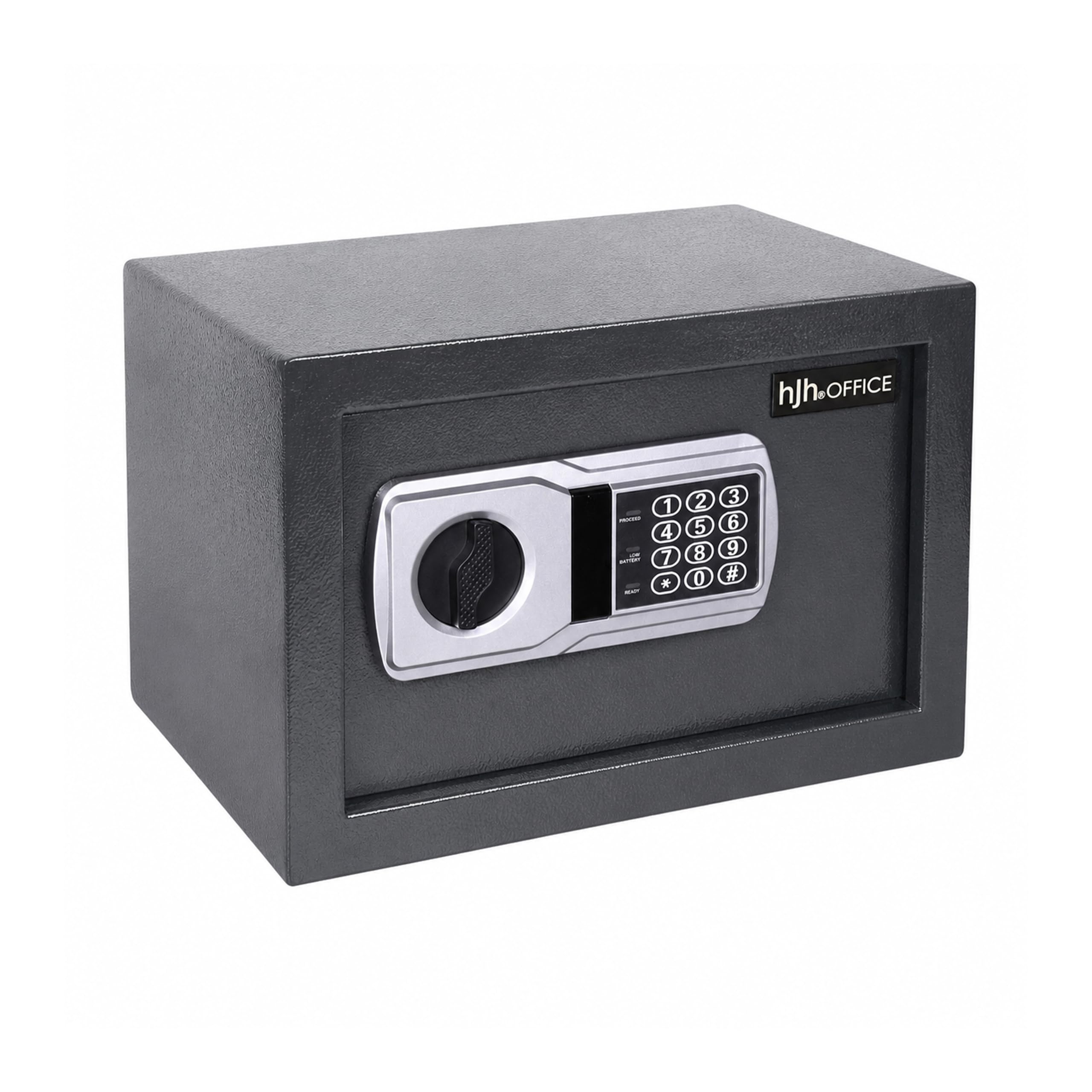 hjh OFFICE Tresor Compact Basic Coffre-fort en acier 35 x 25 x 25 cm