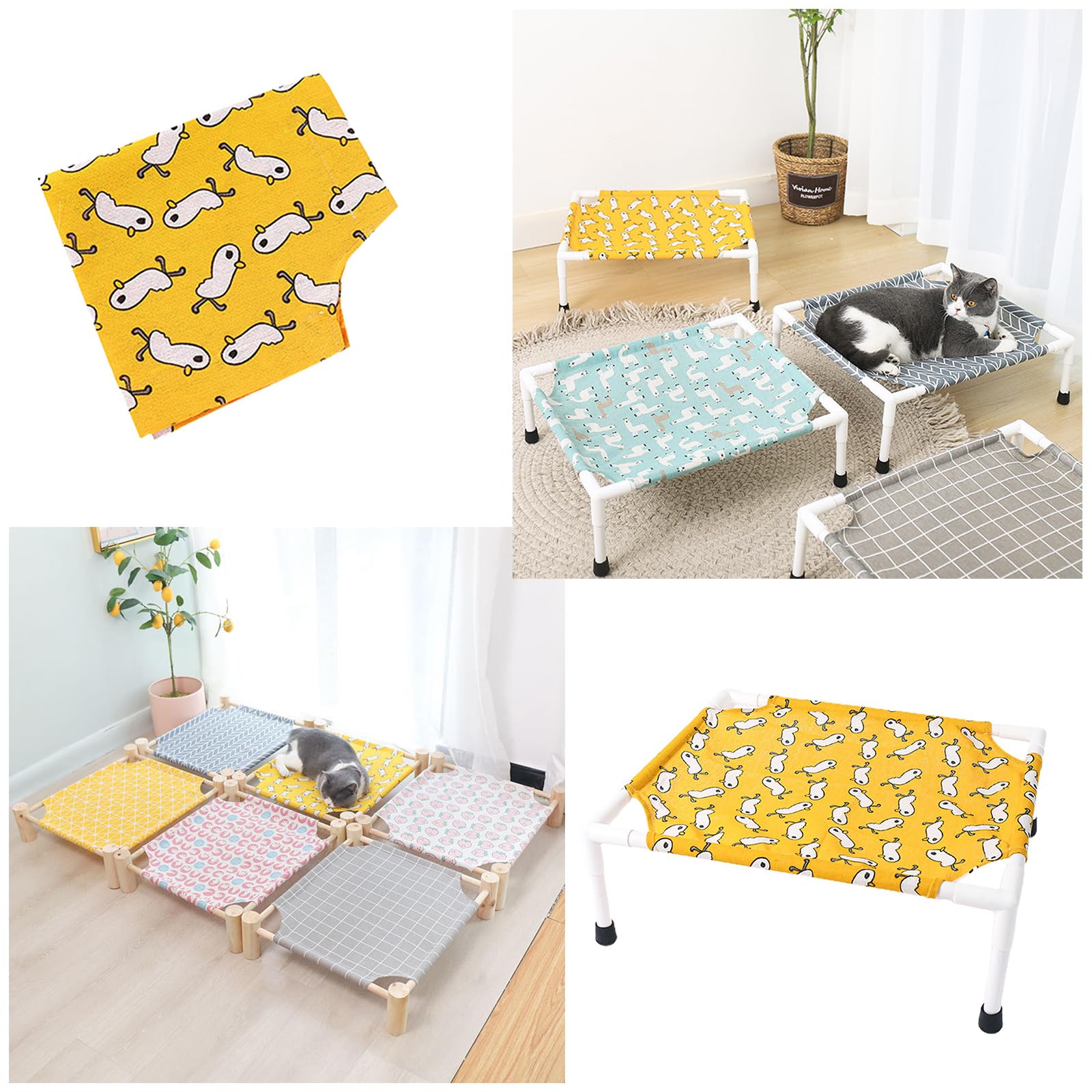 Amazon | ペットハンモック子犬と犬の交換快適な布キャンプベッド巣 Amazon | ペットハンモック子犬と犬の交換快適な布キャンプベッド巣