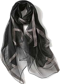 スカーフ   Woman Scarf Black LV04F8052G UB1 81u17YdcATL._AC_SY350_QL65_.jpg