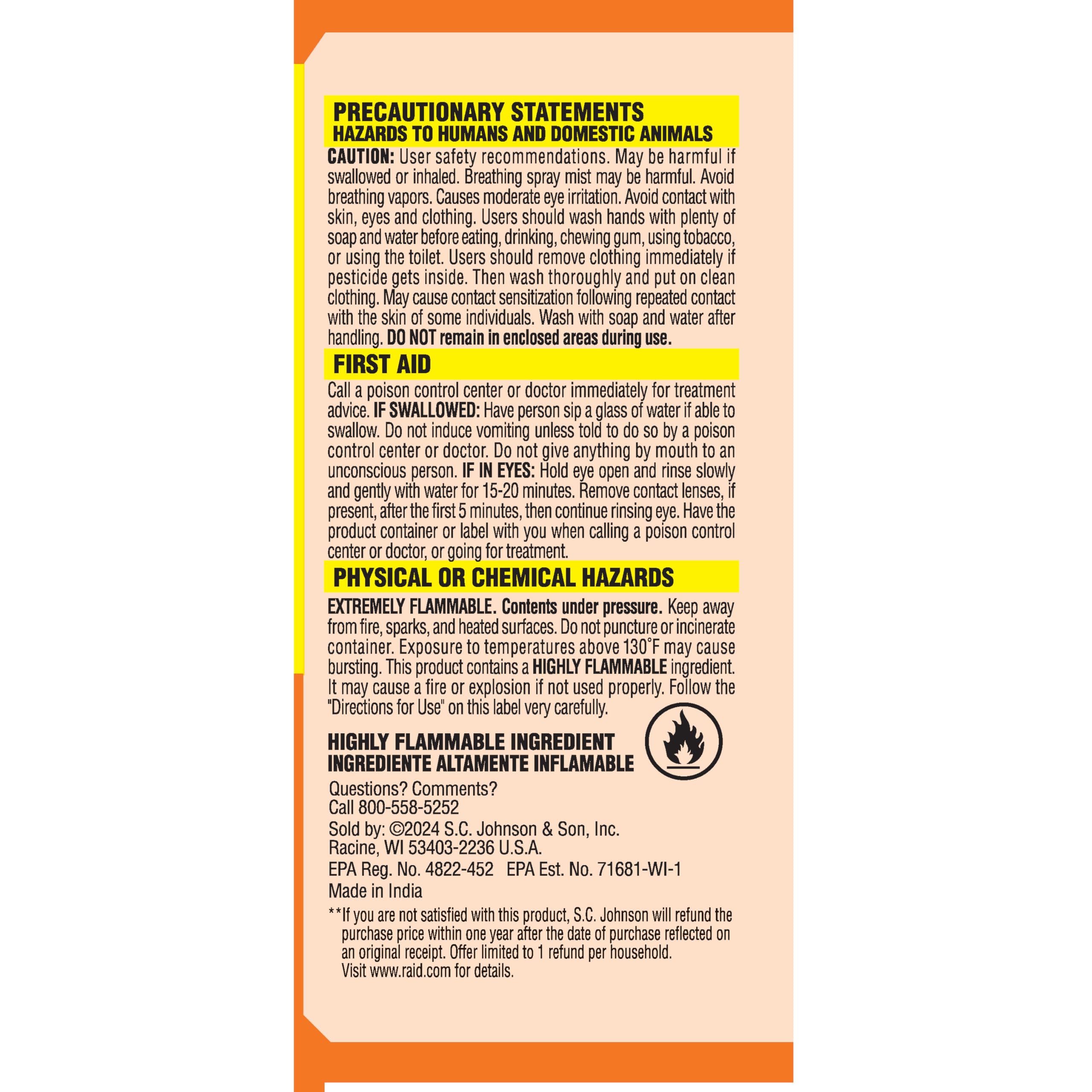 Raid Roach Fogger - Kill Roaches & Fleas -13