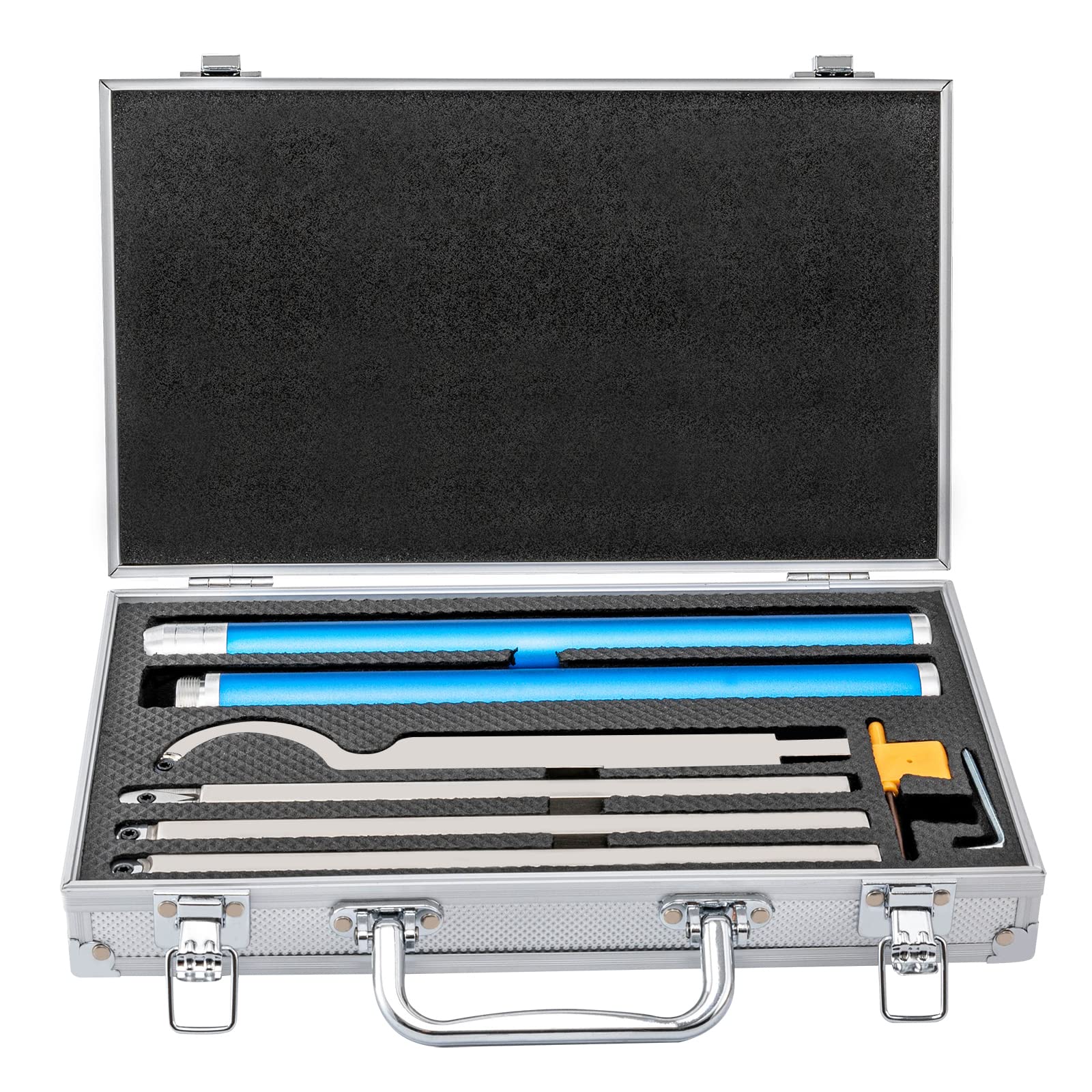 Utensili per tornio, set di utensili rotanti in legno, utensili rotanti in metallo duro con forma di diamante, rotondi, frese quadrate, tornitura intercambiabile, per fai da te o carpentieri