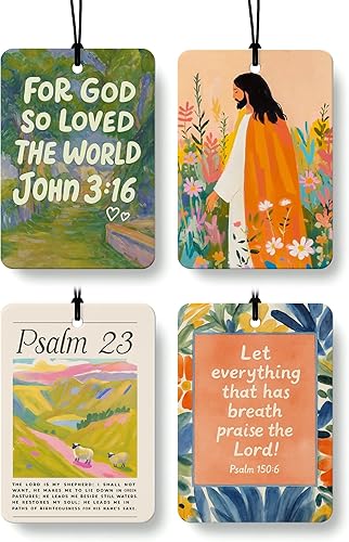 Miniatura 16 de Ambientador de Aire para Coche Retro Rosa Coquette con Lazo de Limón y Colonia 4 Piezas, Ambientador de Aire Colgante Preppy de Perro de Helado para