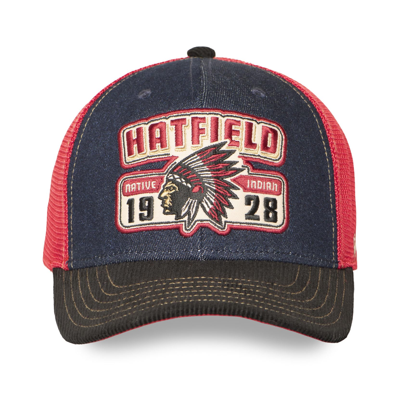 Hatfield Czapka męska i damska, czapka z daszkiem Outlaw Skull, regulowana przez Snapback