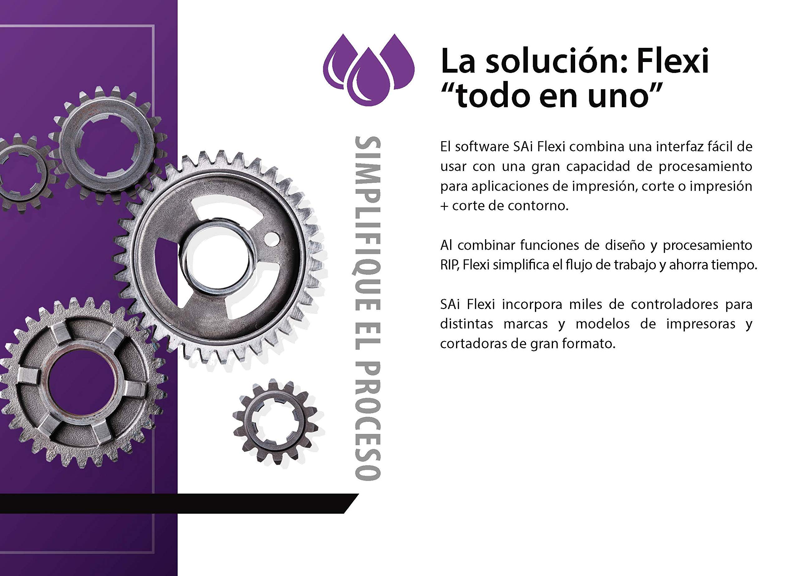 Flexi Suscripción del Software 6 MESES Completo con Diseño, Corte de Vinil, RIP e Impresión, Corte de Contornos [Código de registro con descarga de software]