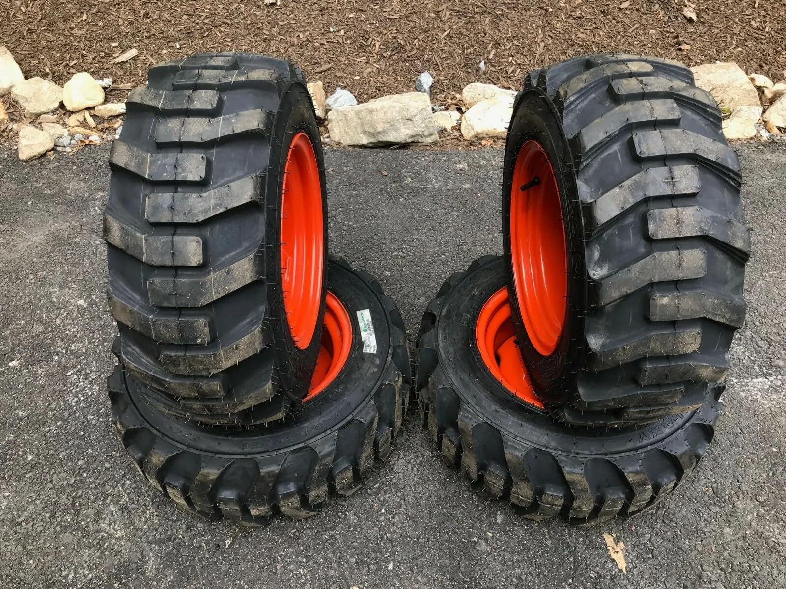 1) Galaxy Tires Heavy Duty 23X8.50-12 XD2010 Skid Steer Tires on