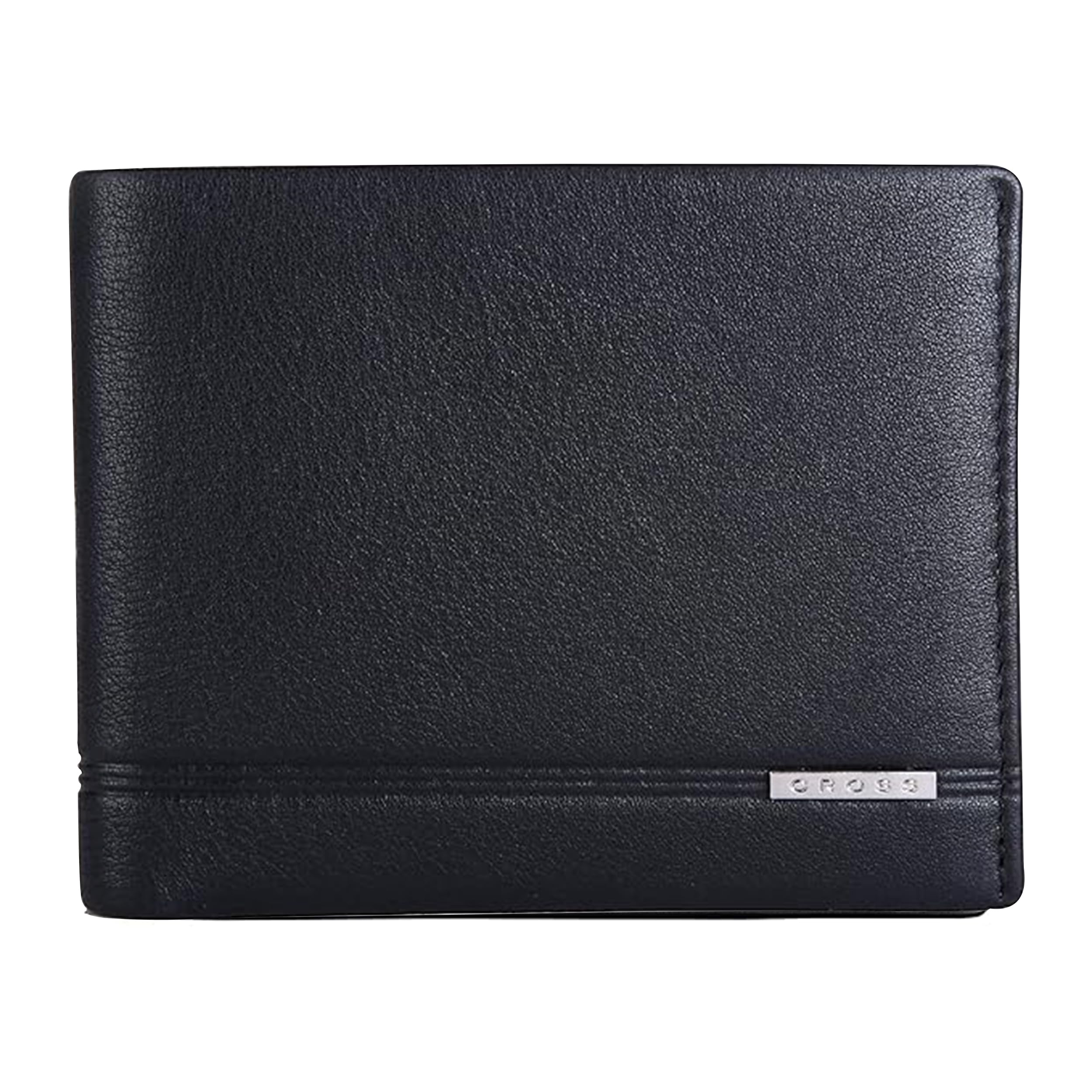 Cross Branded Wallet for Men Leather Original | Premium Slim Wallet for Men Stylish Money Bifold Genuine Leather Gents Purse with 10 Card Holder Slots - Black