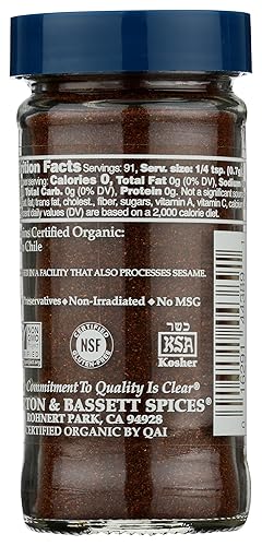 Miniatura 2 de MORTON &amp; BASSETT Chile ancho orgánico en polvo, 2.3 oz