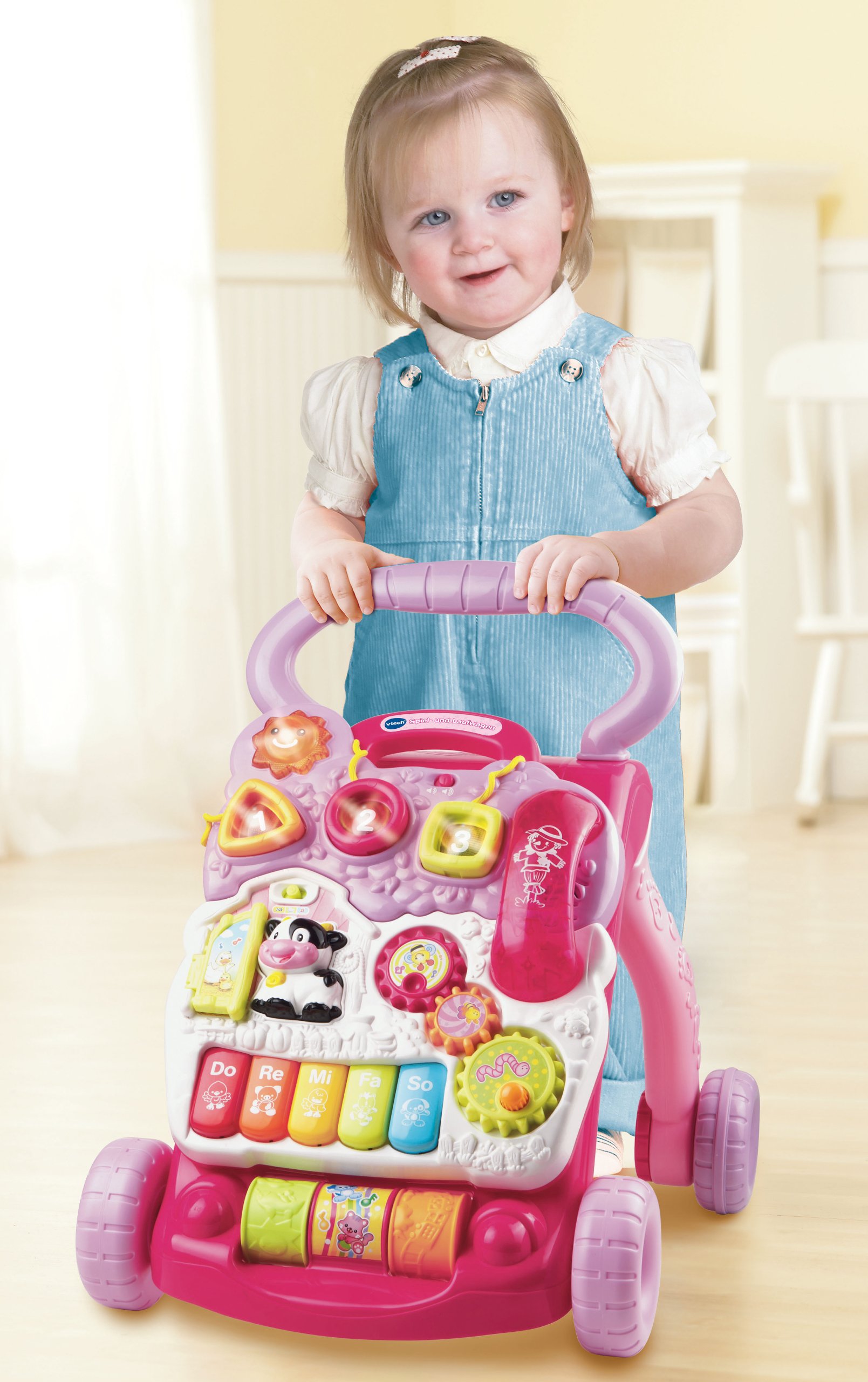 VTech, Baby Spiel und Laufwagen Normalverpackung, Rosa
