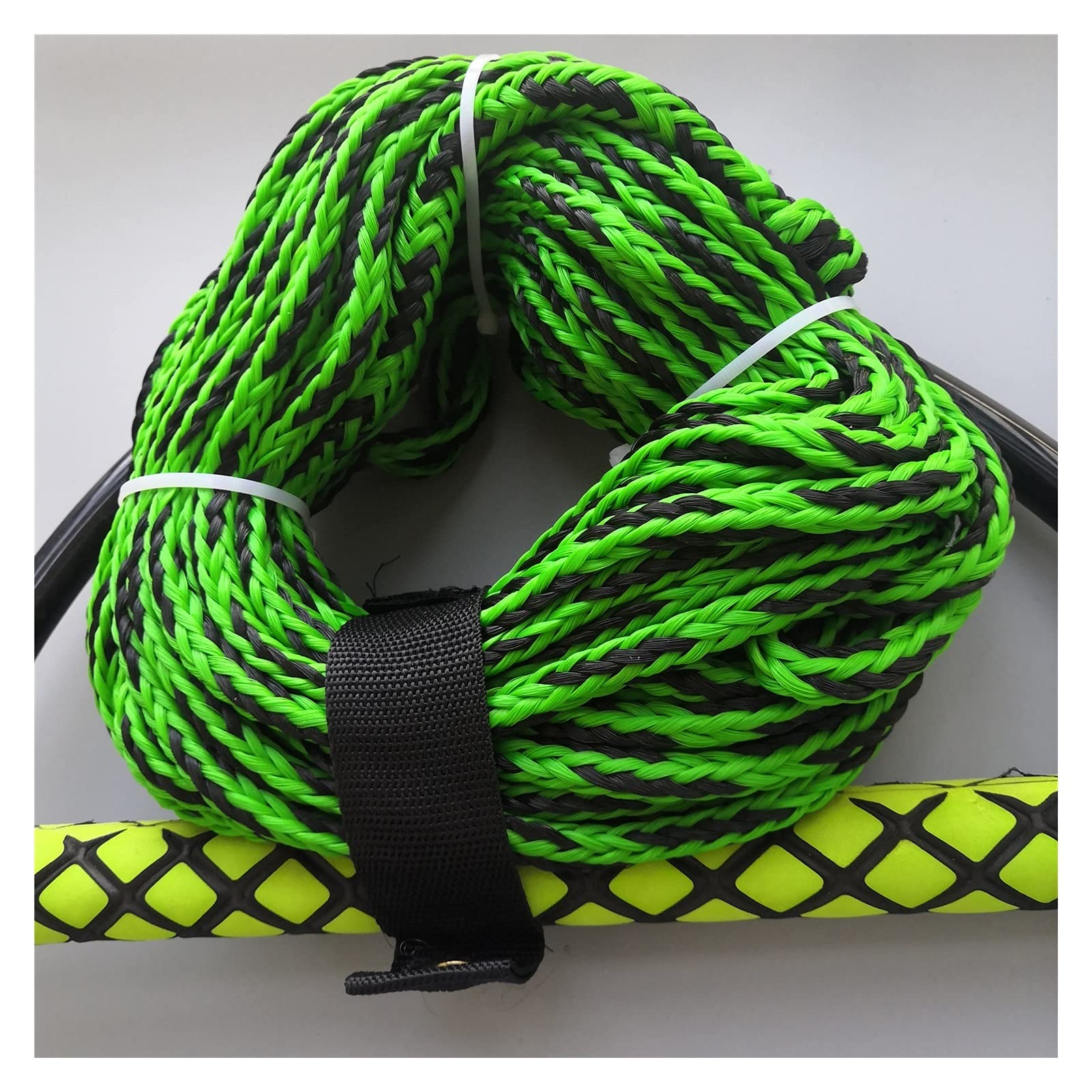 Surf Leine Wasserski Wakeboard-Leine 15-Zoll-Knieboard-Seil zum Bootfahren 3-Sektion Waterski Wassersport Seil-Floating-Griff SUP Leash. (Color : Yellow)