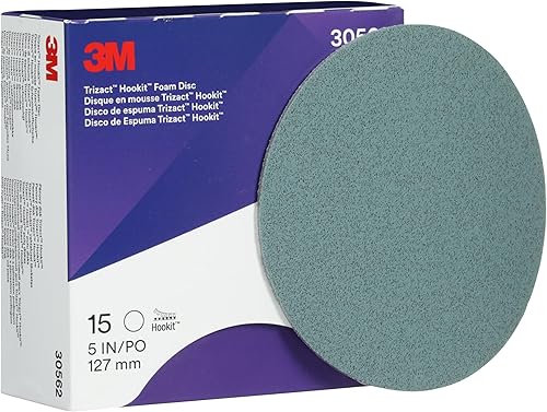 Miniatura 4 de Trizact 3M Trizact Hookit - Disco de espuma, 30562, 5 pulgadas, 5000