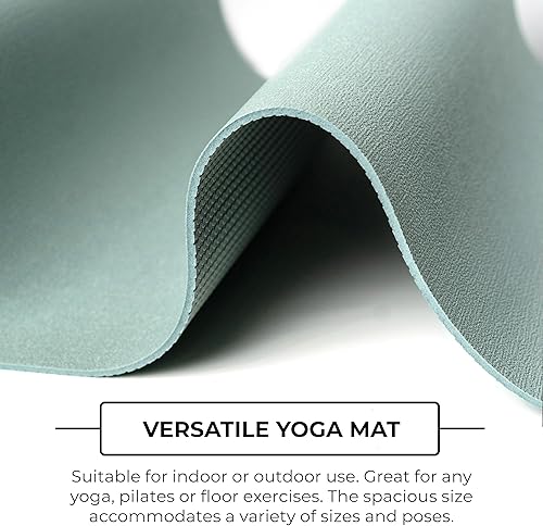 Miniatura 4 de Mount Adams Iconic 5mm Yoga Mat - The Mat That Speaks for Itself - 72" x 24", High-Density, Slip-Resistant Exercise Mat - Unique Texture for