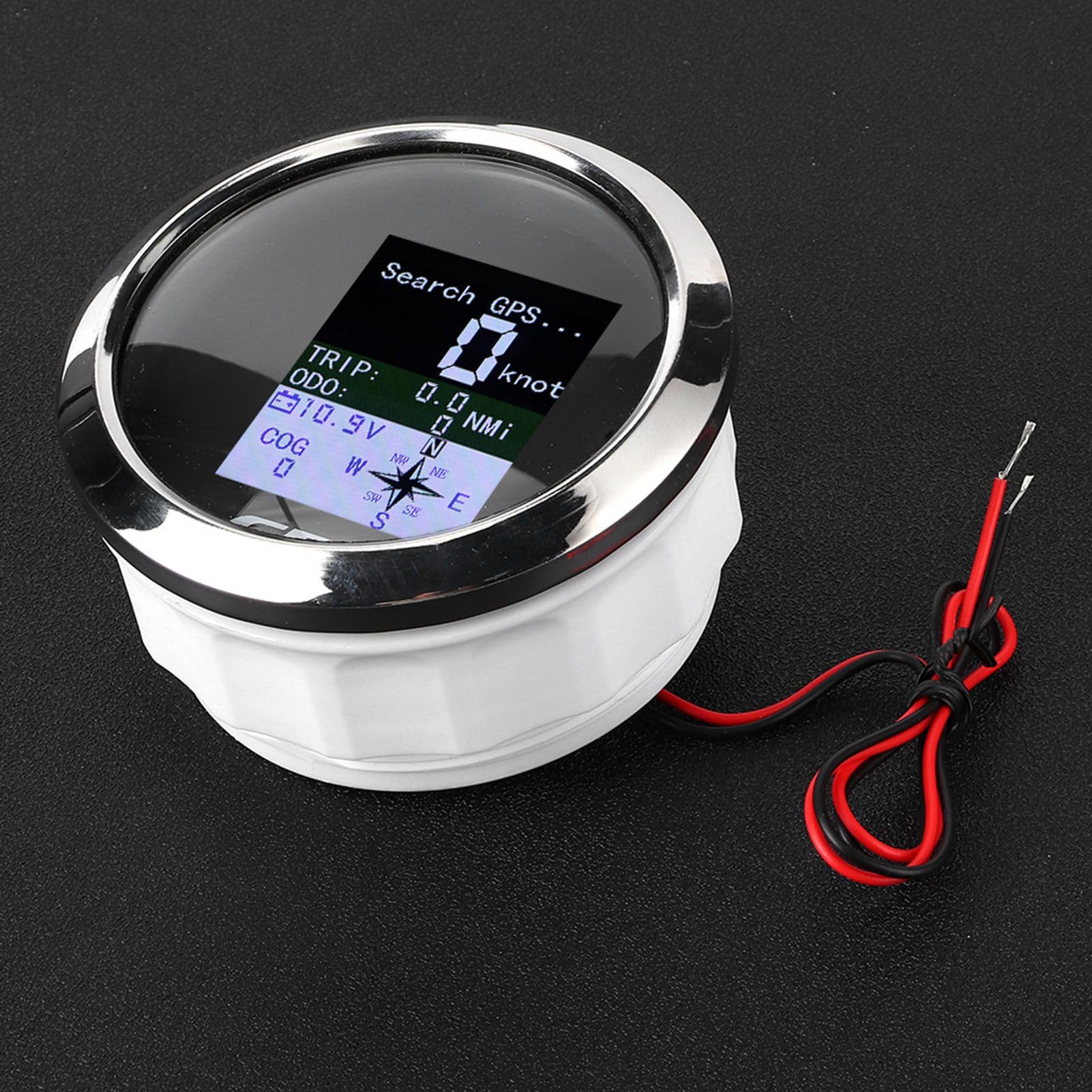 Velocímetro GPS Marino, 85mm, IP67 Impermeable, 9-30VDC, Odómetro