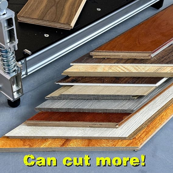 330mm PrecisionCuts Pro Laminate | Vinyl Floor Cutter, Full Cut for Engineered Hardwood, Parquet, Laminate, HDF, MDF, Vinyl Plank, Siding & More, 17mm Thick, Heavy Duty-Grade for Business- Best Buy!