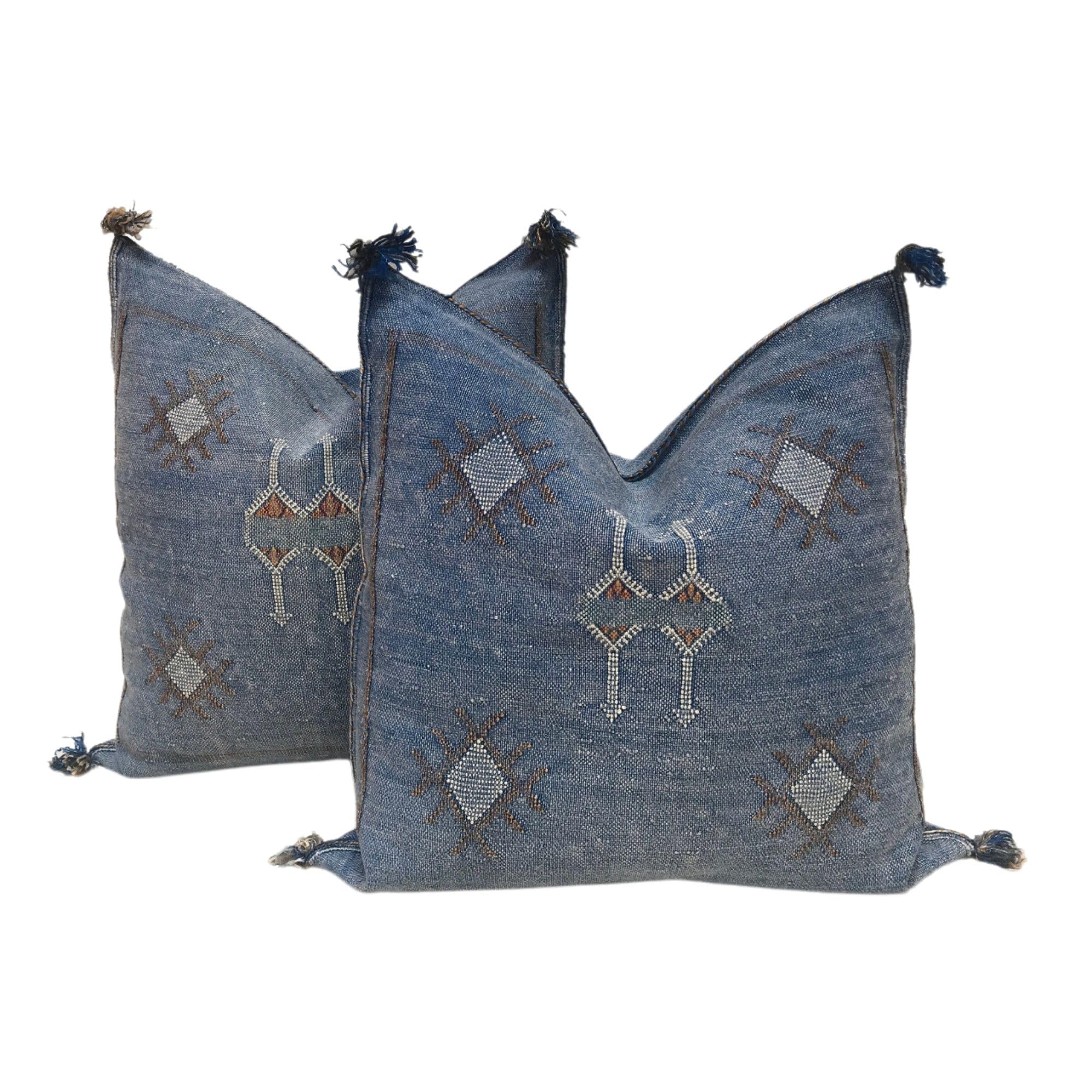 Moroccan Cactus Silk Pillow Moroccan Pillows Amazon Moroccan