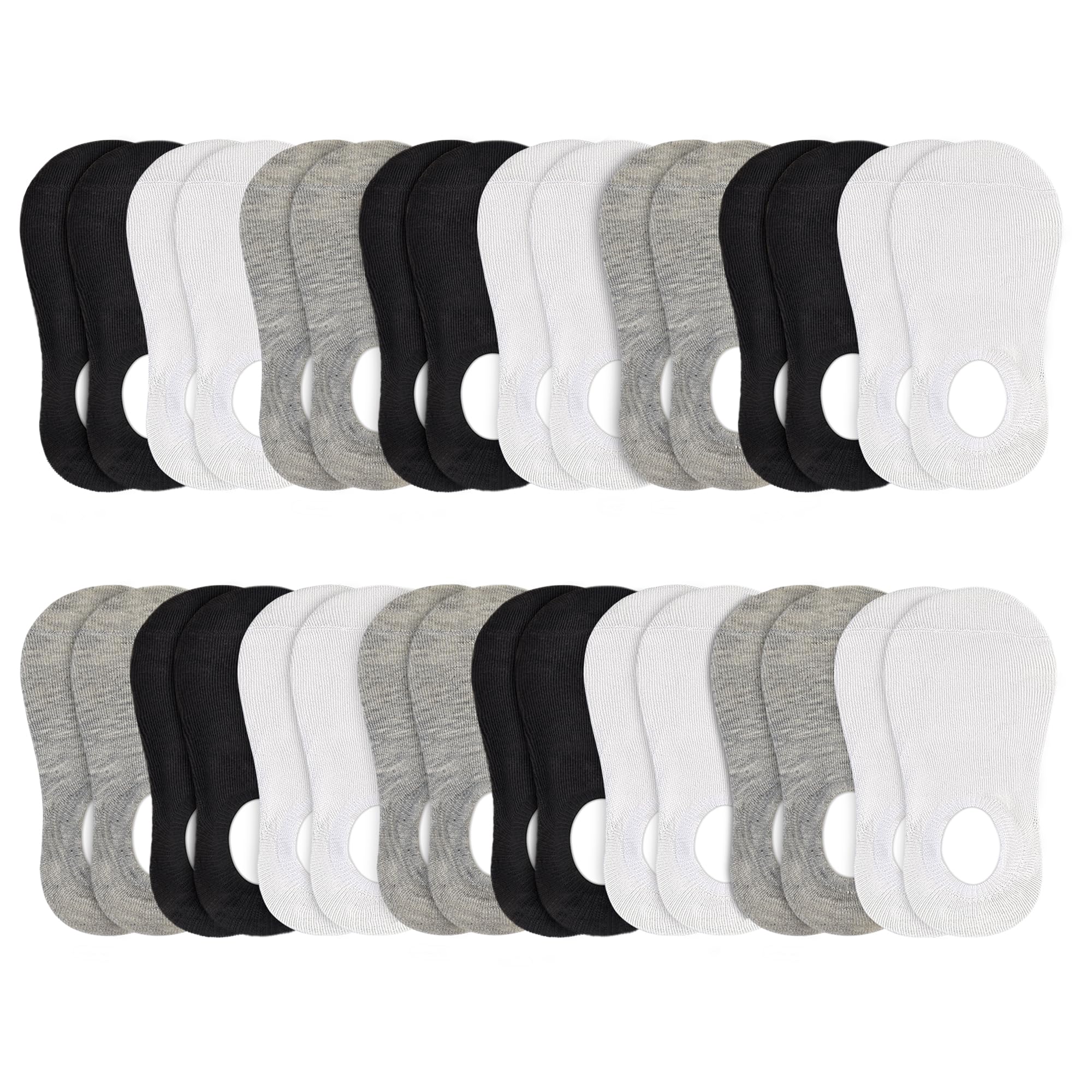 ZERULETS 16 Pairs Kids No Show Socks Toddler Low Cut Ankle Socks 2-13 Years