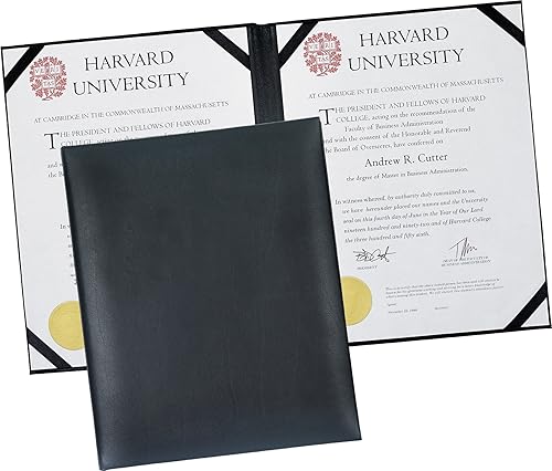 Soporte doble de cuero para menú o lista de vinos, soporte para diploma con capacidad para dos insertos de 8.5 x 11 pulgadas con cubierta protectora