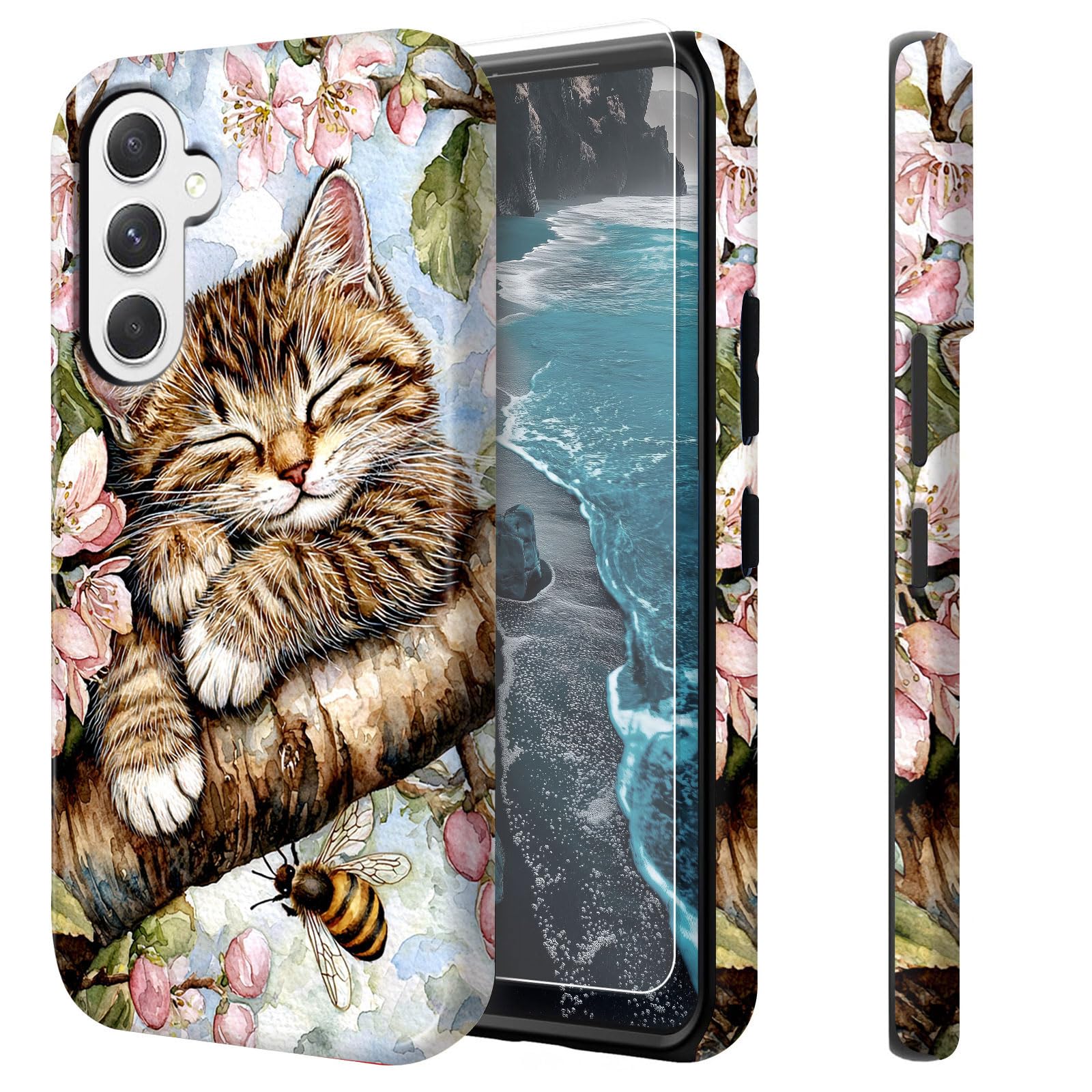 Coque Samsung A17 5G Chat au quotidien, protection écran active - 8