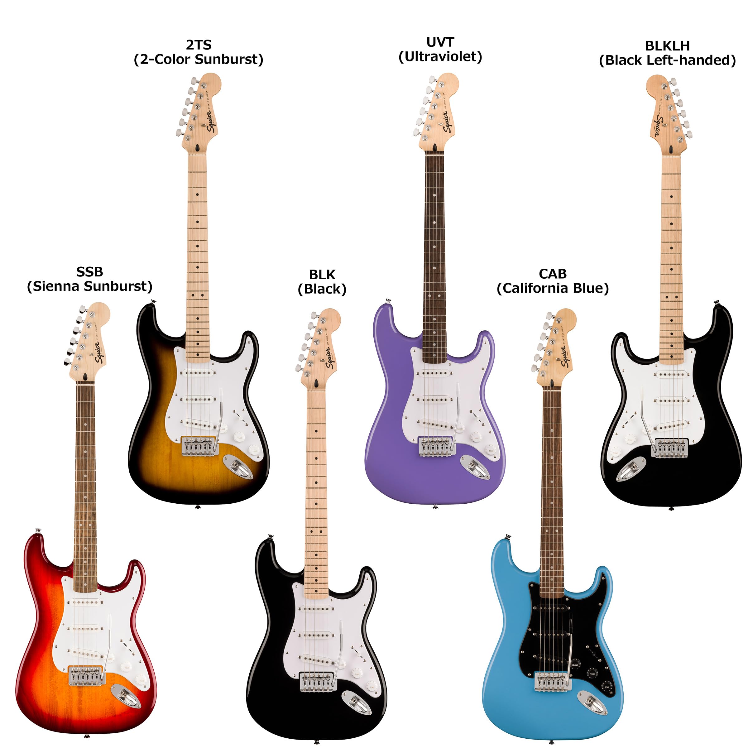 Amazon | Squier SONIC STRATOCASTER エレキギター初心者14点セット