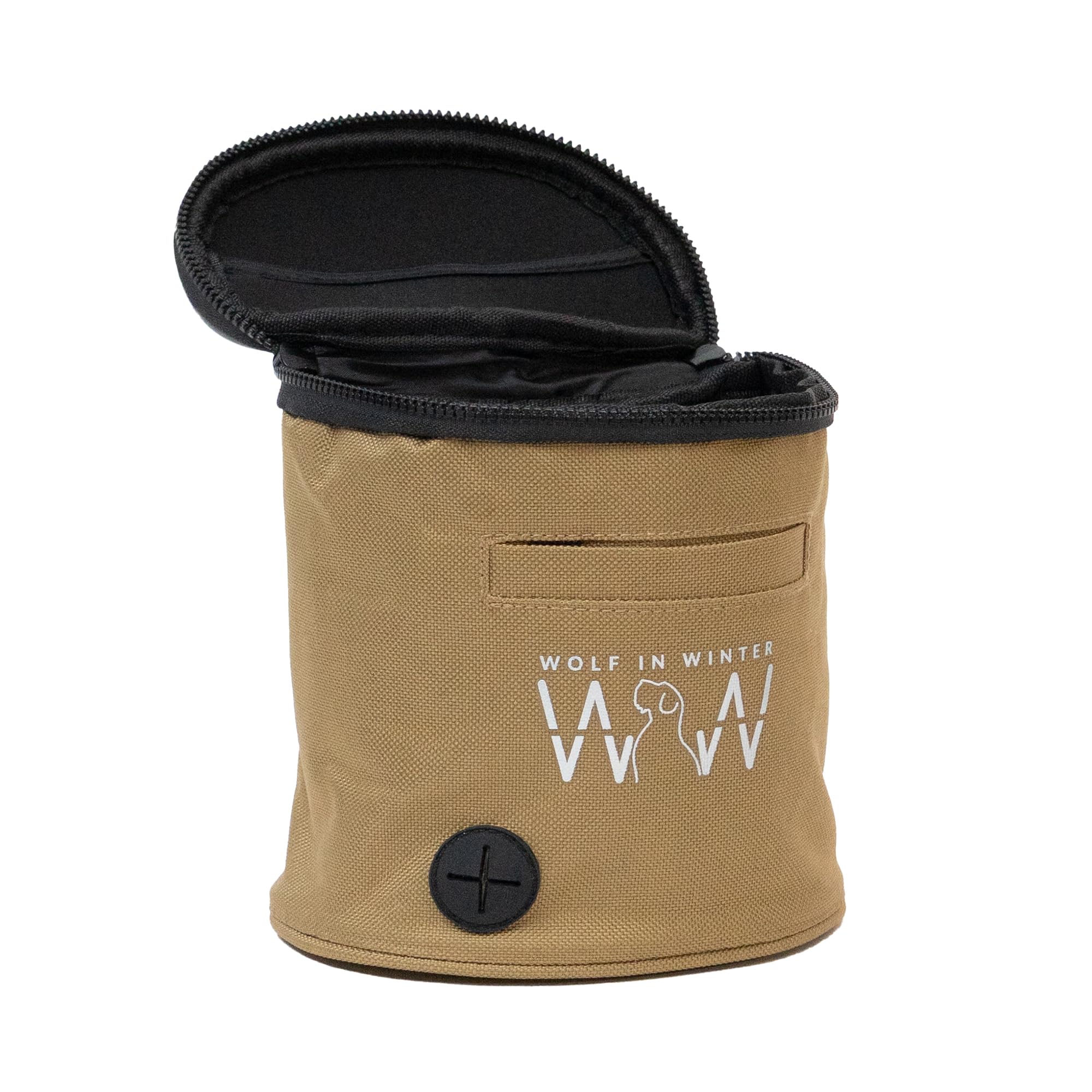 Quickdraw - Sac de dressage compact pour chien avec bordure réfléchissante, distributeur de sacs à déjections canines intégré et ceinture réglable - Idéal pour les promenades, les
