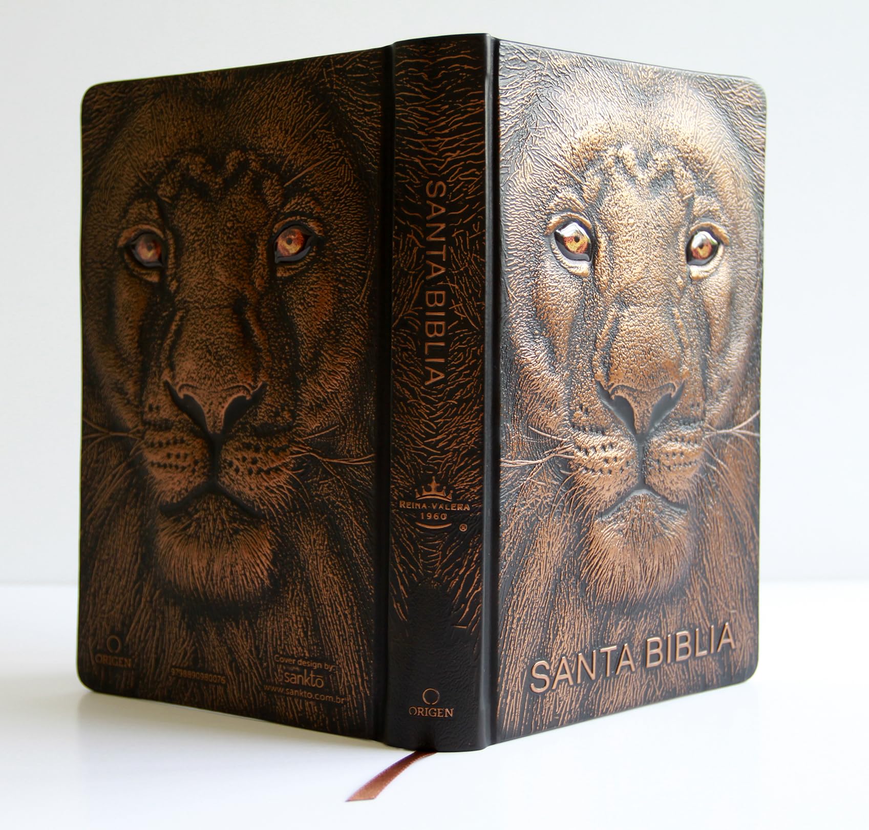 Biblia Rvr 1960 Letra Grande León de Judá Edición Especial Bronce / Spanish Bible Rvr 1960 Large Print Imitation Leather Lion of Judah Special ... Rvr 1960 Imitation Leather, Lion of Judah