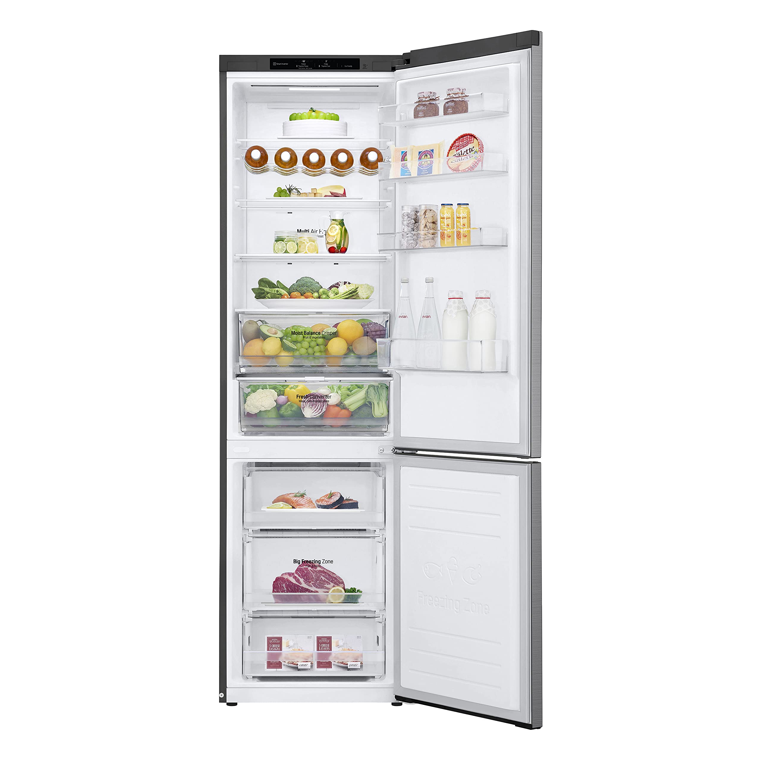 LG gbb62pzggn frigorifico Combi Clase d 203x59,5 no Frost INOX