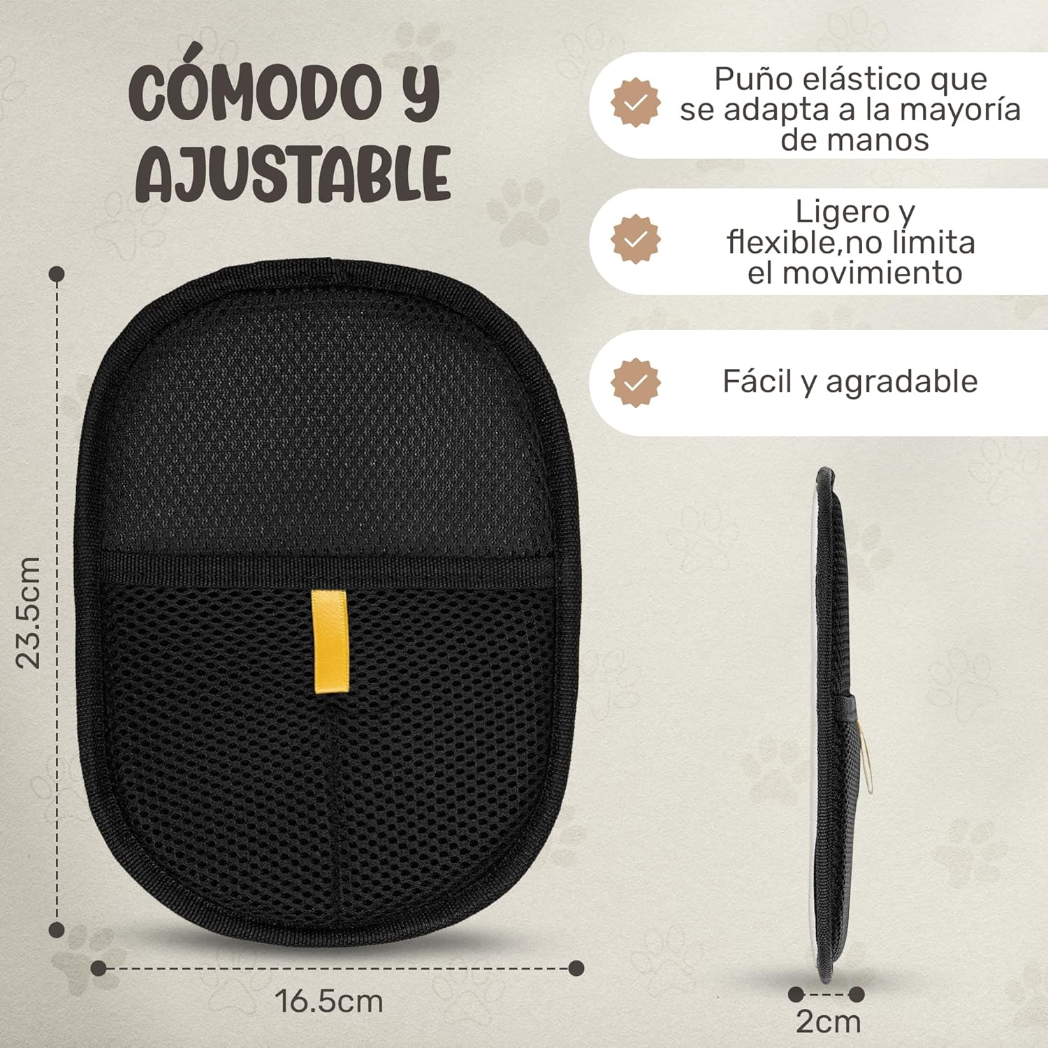 Cat Hair Remover Glove, Pet Hair Remover Mitt, Dog Hair Remover, Reusable Glove Remove Pet Hair (1pack), Ideal for Daily Use. 6