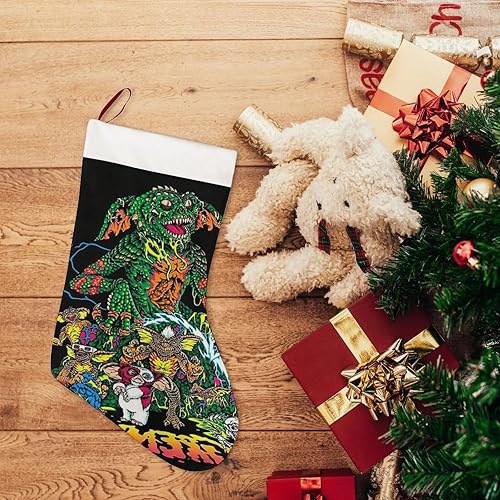 Miniatura 6 de Gre-mlin Giz-mo - Calcetines de Navidad, ideales para fiestas, regalos para fiestas, calcetines colgantes, calcetines para decoración del hogar,