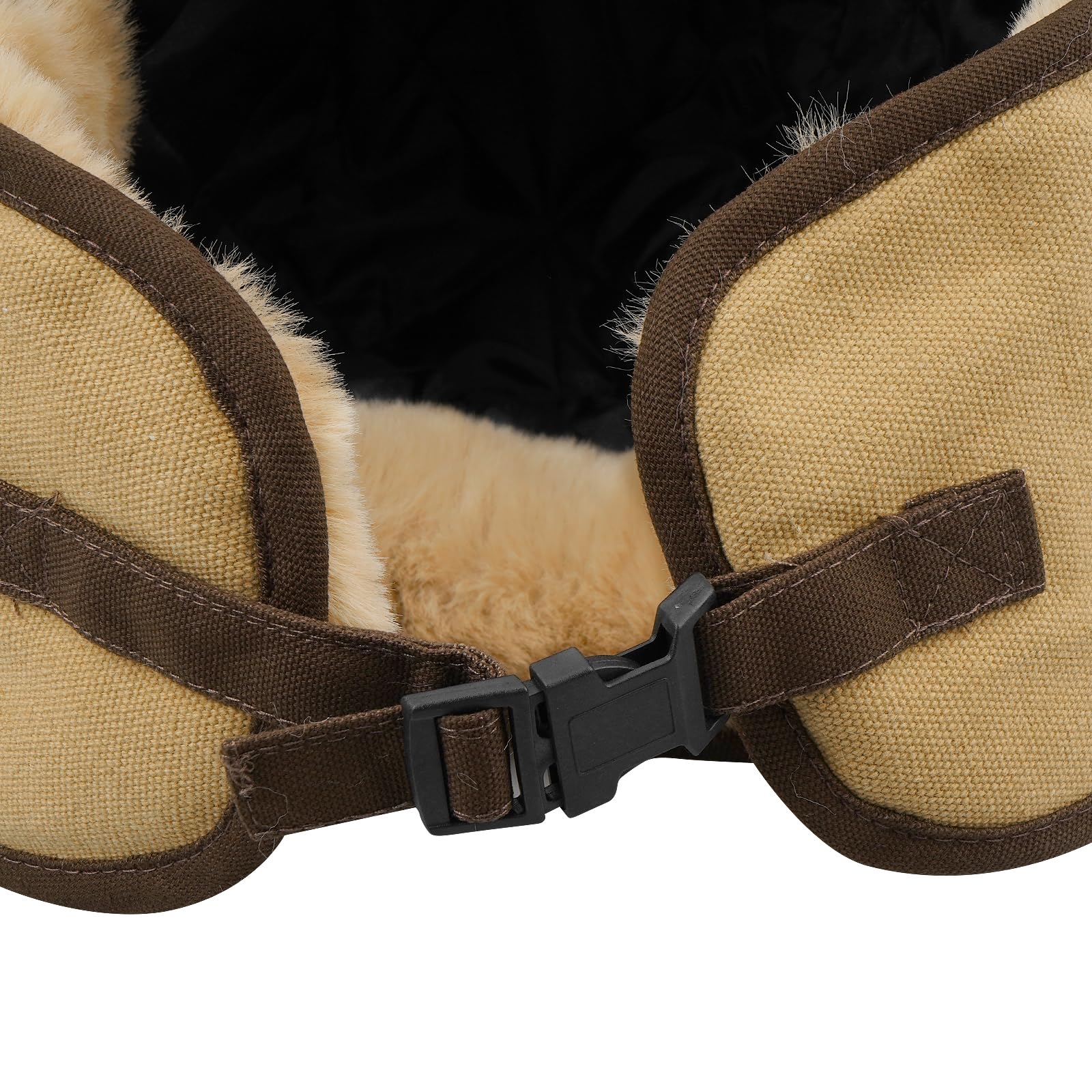 Cappello, Cappelli Invernali da Uomo Trapper Trooper Eskimo Berretto Aviatore con paraorecchie Caldo(DPL5Black)
