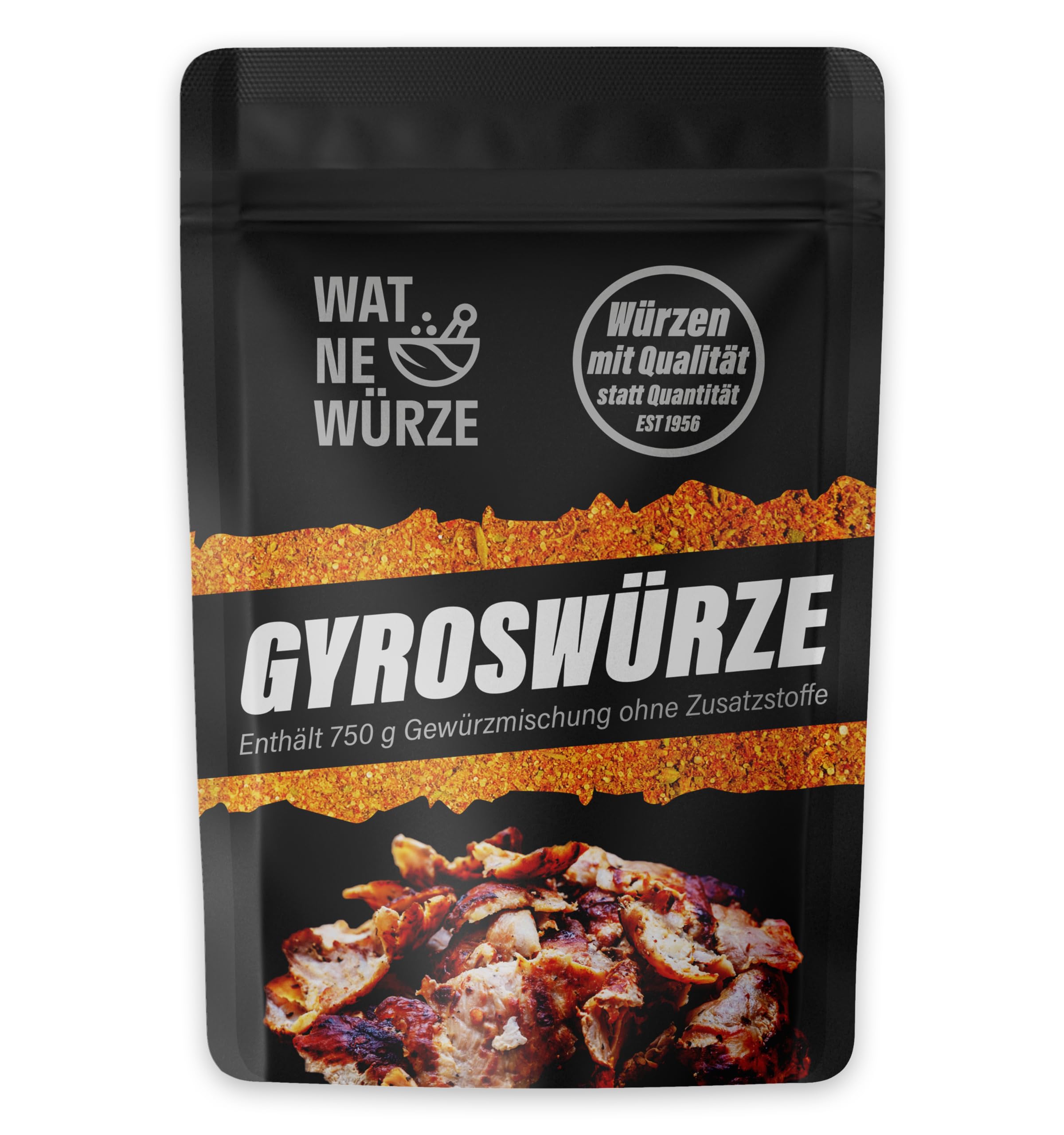 WAT NE WÜRZE Gyrosgewürz | Griechische Gewürze für Gyros, Souvlaki, Döner, Bifteki, Kebab und Shawarma | Gewürzmischung zum Grillen und Braten für mediterrane Fleisch