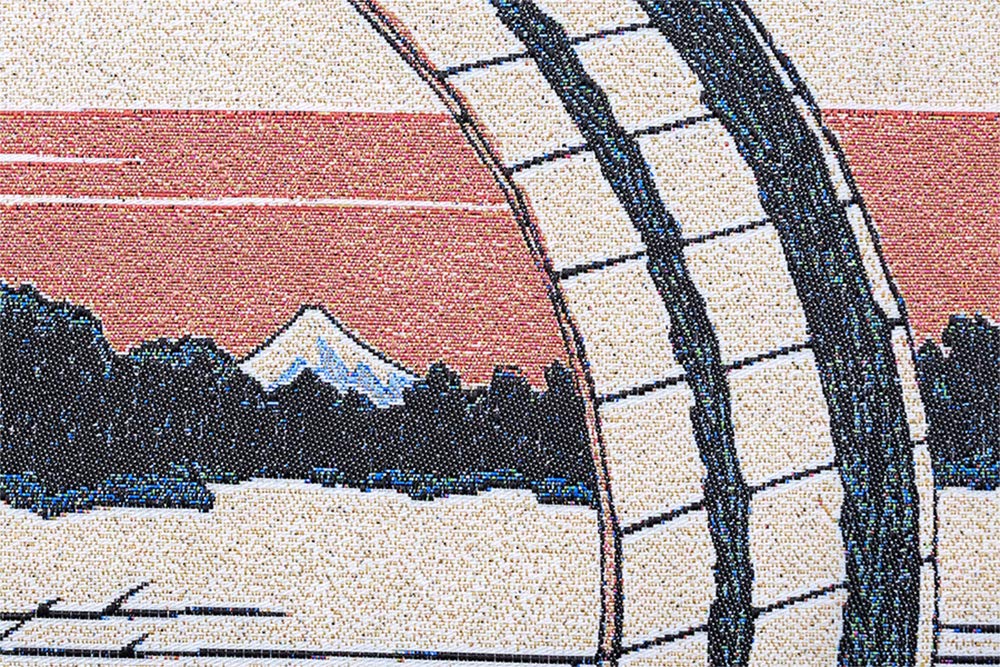 み*け様 葛飾北斎の短冊（版画)の『富嶽百景の一図、「尾州不二見原