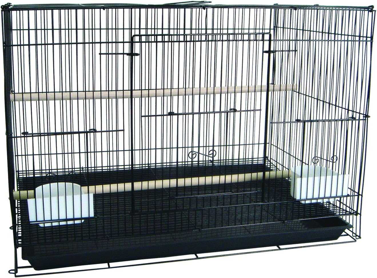 YML Small Breeding Cage, 24 x 16 x 16, Black