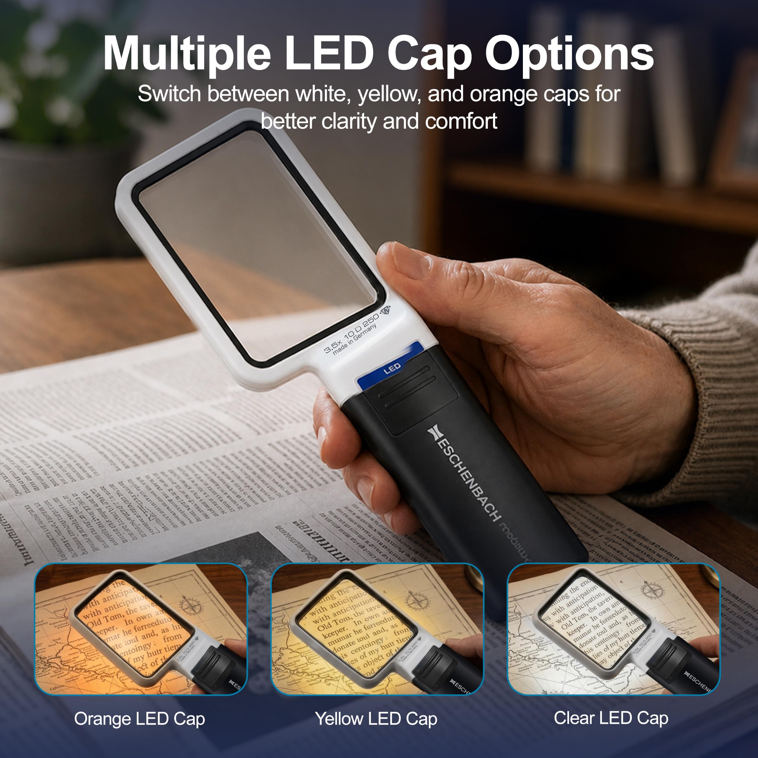 Amazon.co.jp: ESCHENBACH(エッシェンバッハ) LEDワイドライトルーペ