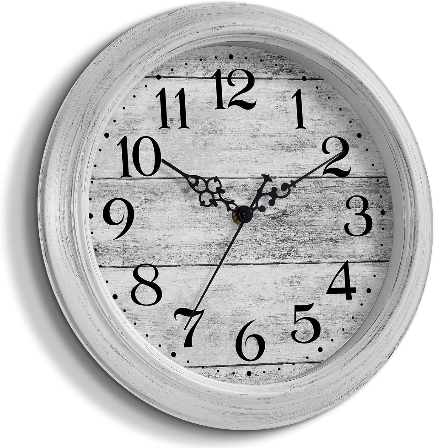 HYLANDA Wall Clock, 12 Inch Kitchen Wall Clocks Battery