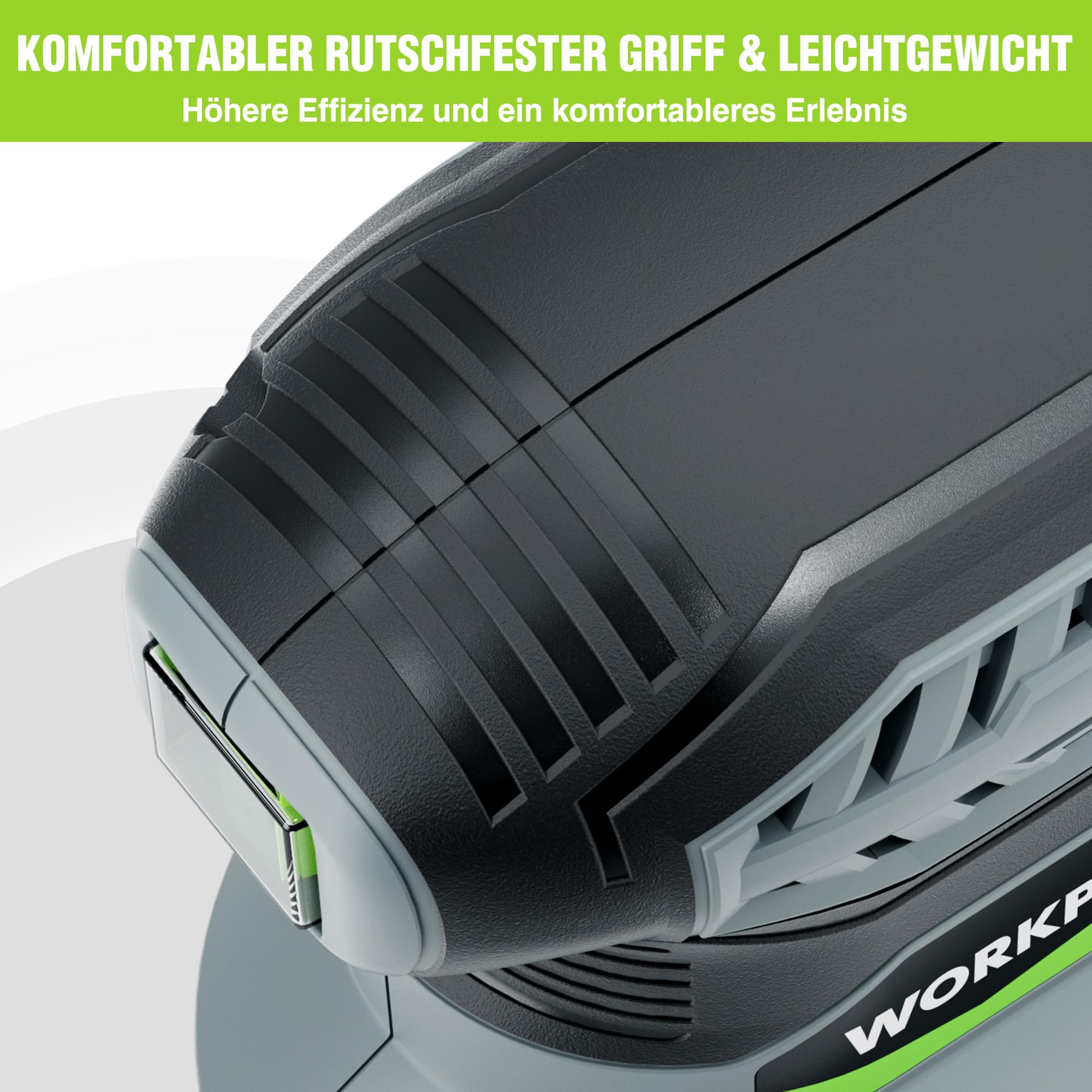 WORKPRO Deltaschleifer, 130W Dreieckschleifer mit Staubabsaugung, 13.000 U/min Multischleifer mit 20 Schleifpapieren 150mm*100mm, Schleifmaus, Eckenschleifer für Holz, Stahl und Polieren
