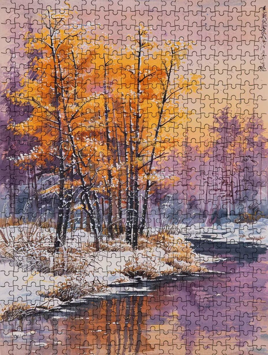 Vista Della Foresta Puzzle 1000 Pezzi, 3D Puzzle per Adulti Impegnativo, Educa Puzzles Artistico, Divertente E Stimolante Puzzles Decorativo per La Famiglia, Regalo e Decorazione Pareti FNKL6-878