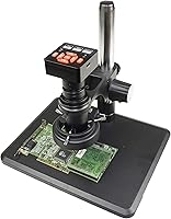 Vista 1 de Vision Scientific VS-12-5607NS-IFR09 Microscopio de inspección industrial con zoom monocular W 16MP HDMI/USB Cámara digital Rango de zoom