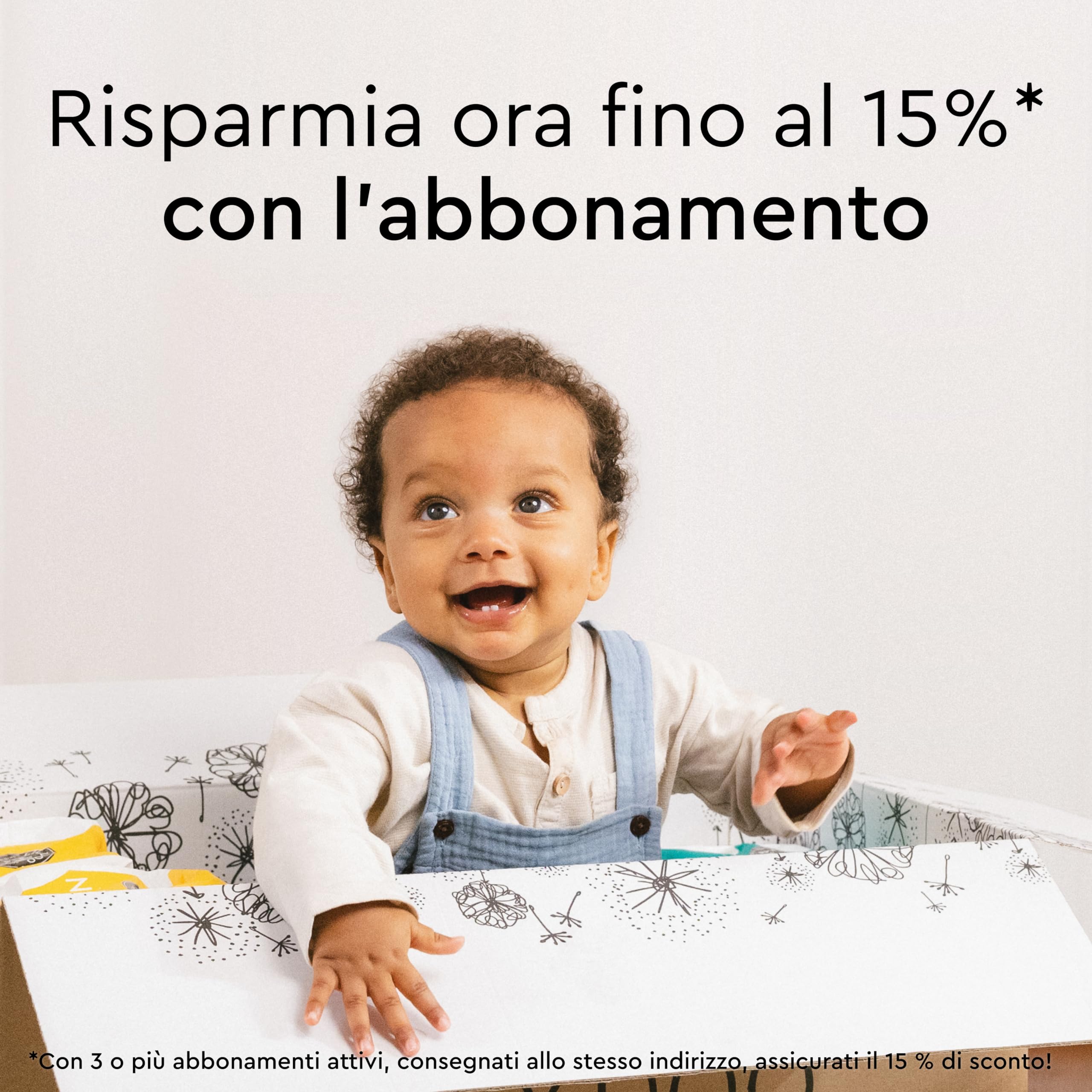 LILLYDOO Salviettine umidificate 99% acqua 300 pezzi 100% senza plastica senza profumi