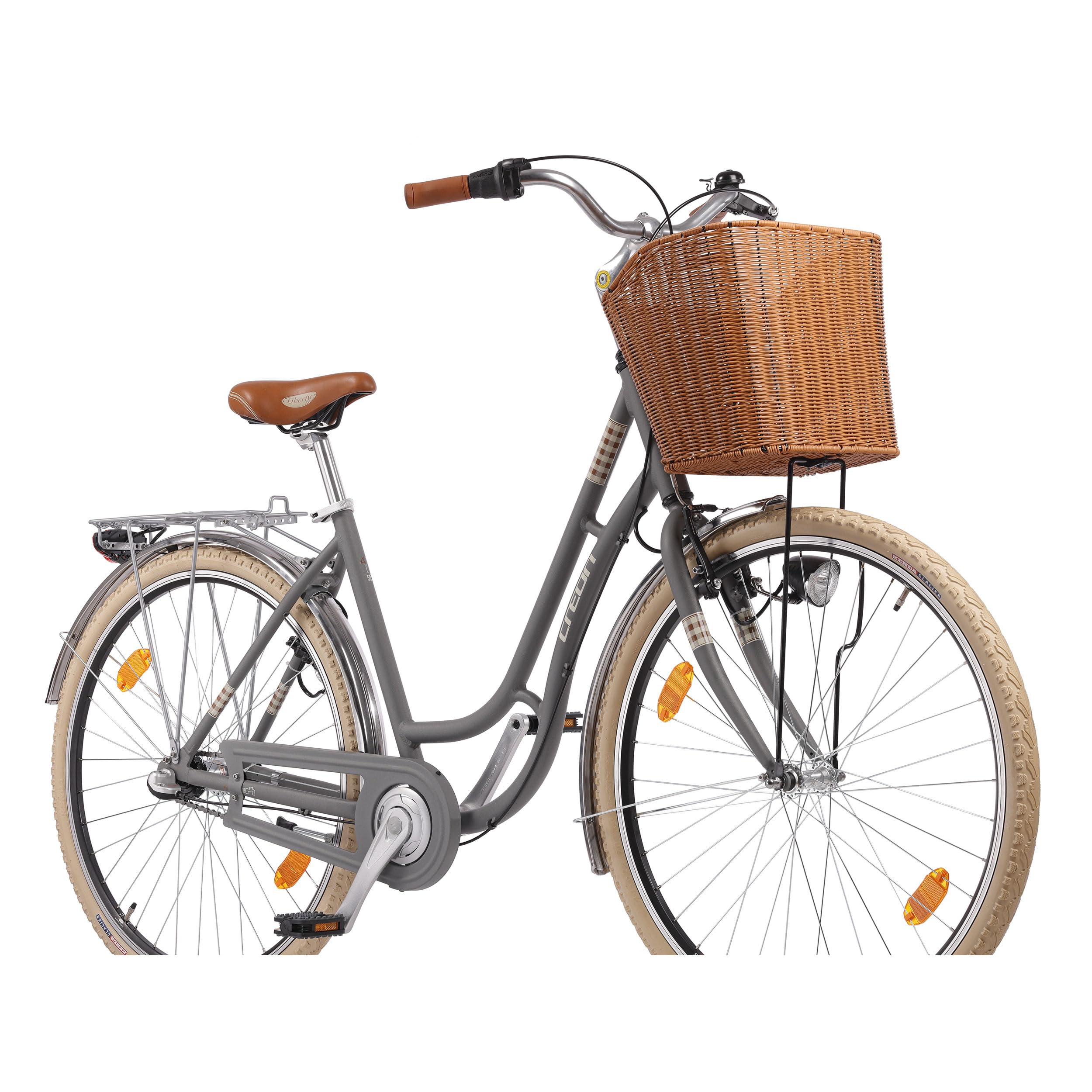 Airtracks 28 Zoll Damen Fahrrad City Bike Creon Vintage CB 3 Shimano Nexus 3 Gang - Rahmenhöhen 45cm, 50cm und 55cm - Modelljahr 2026