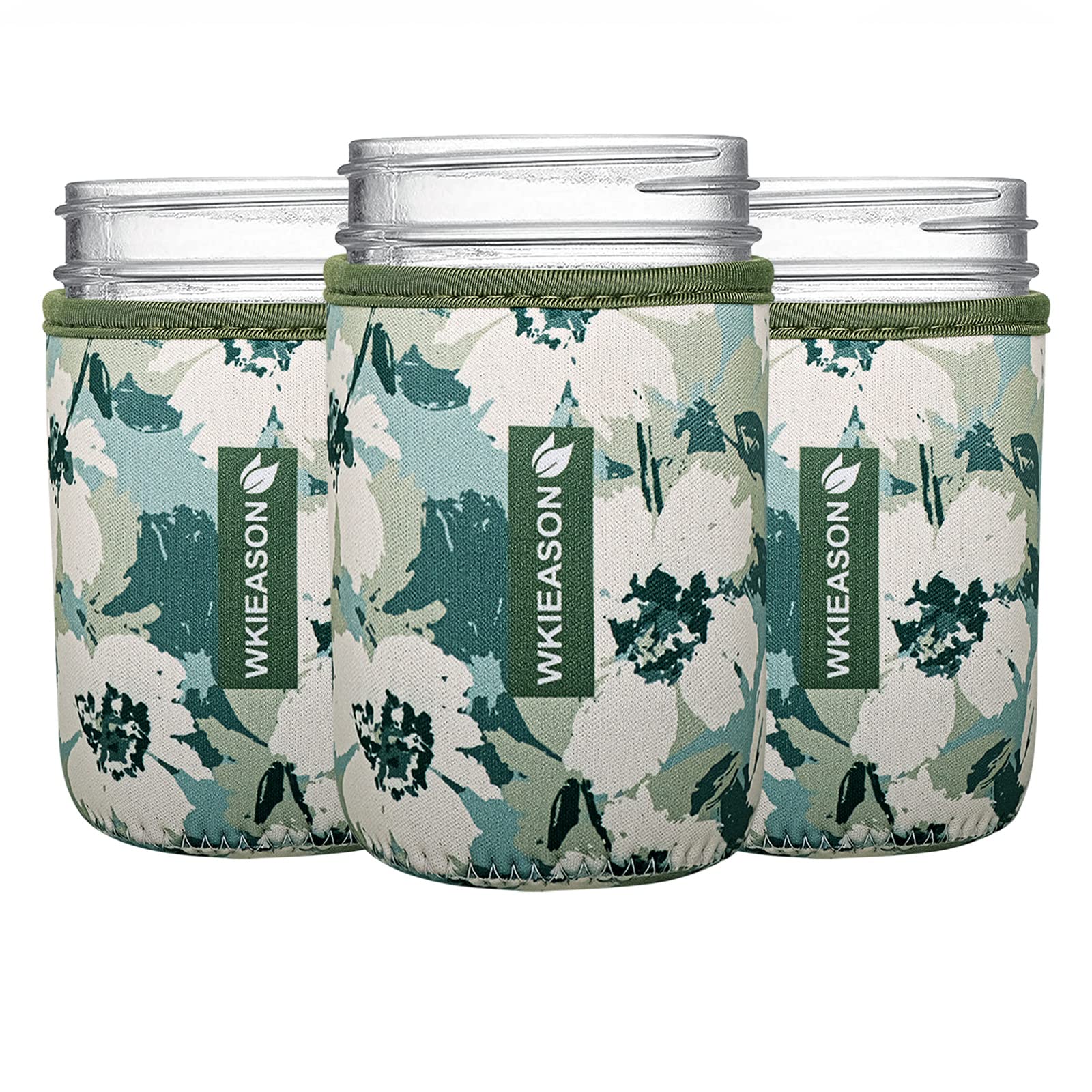 Mason Jar Accessories WKieason Regular Mouth Mason Jar Neoprene