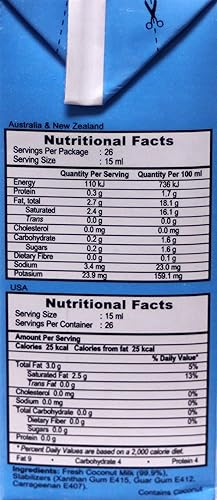 Miniatura 4 de Leche de coco clásica (UHT Natural) 13.5 fl oz (paquete de 6)