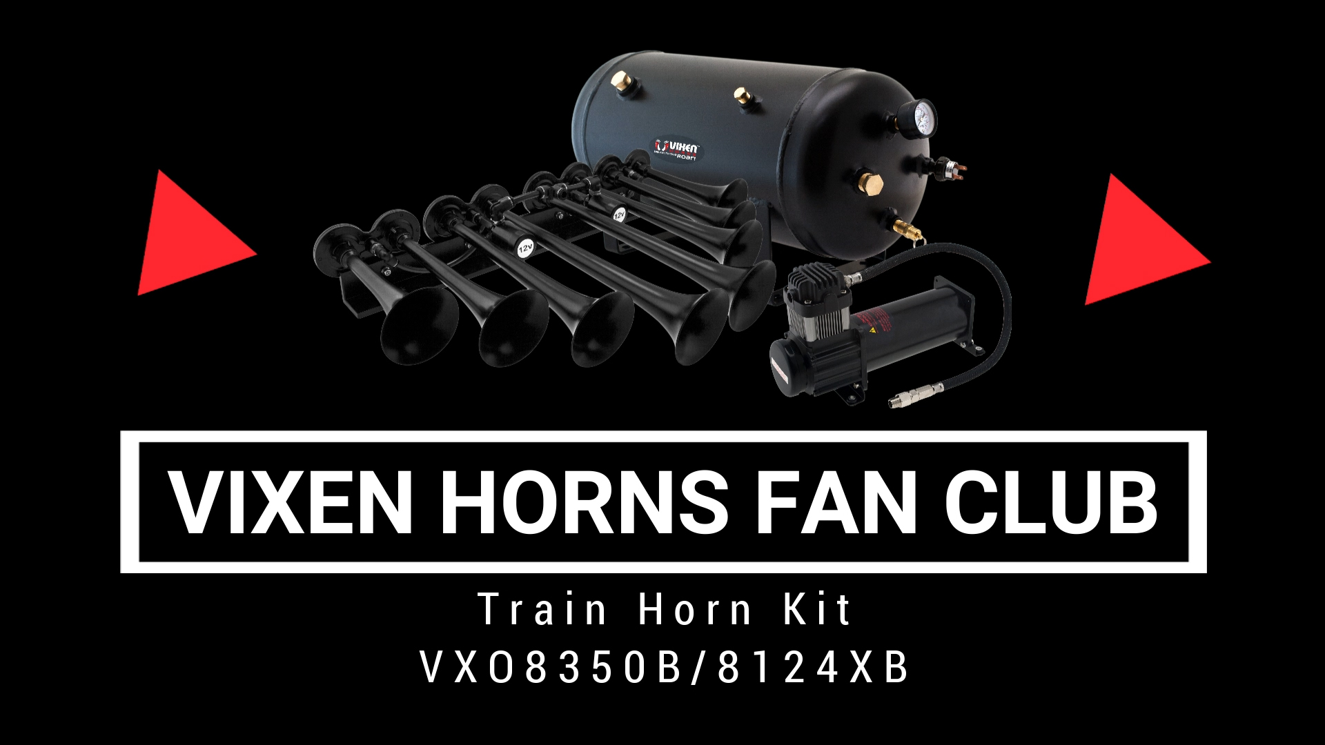 Amazon.com: Vixen Horns OCTOPOD Train Horn for Truck/Car. 8 Air
