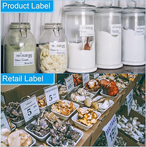 Miniatura 5 de PATIKIL Cinta de transferencia térmica de cera de 3.93 pulgadas x 328 pies (3.937 in x 328.1 ft), 1 rollo de cinta de impresora de código de barras