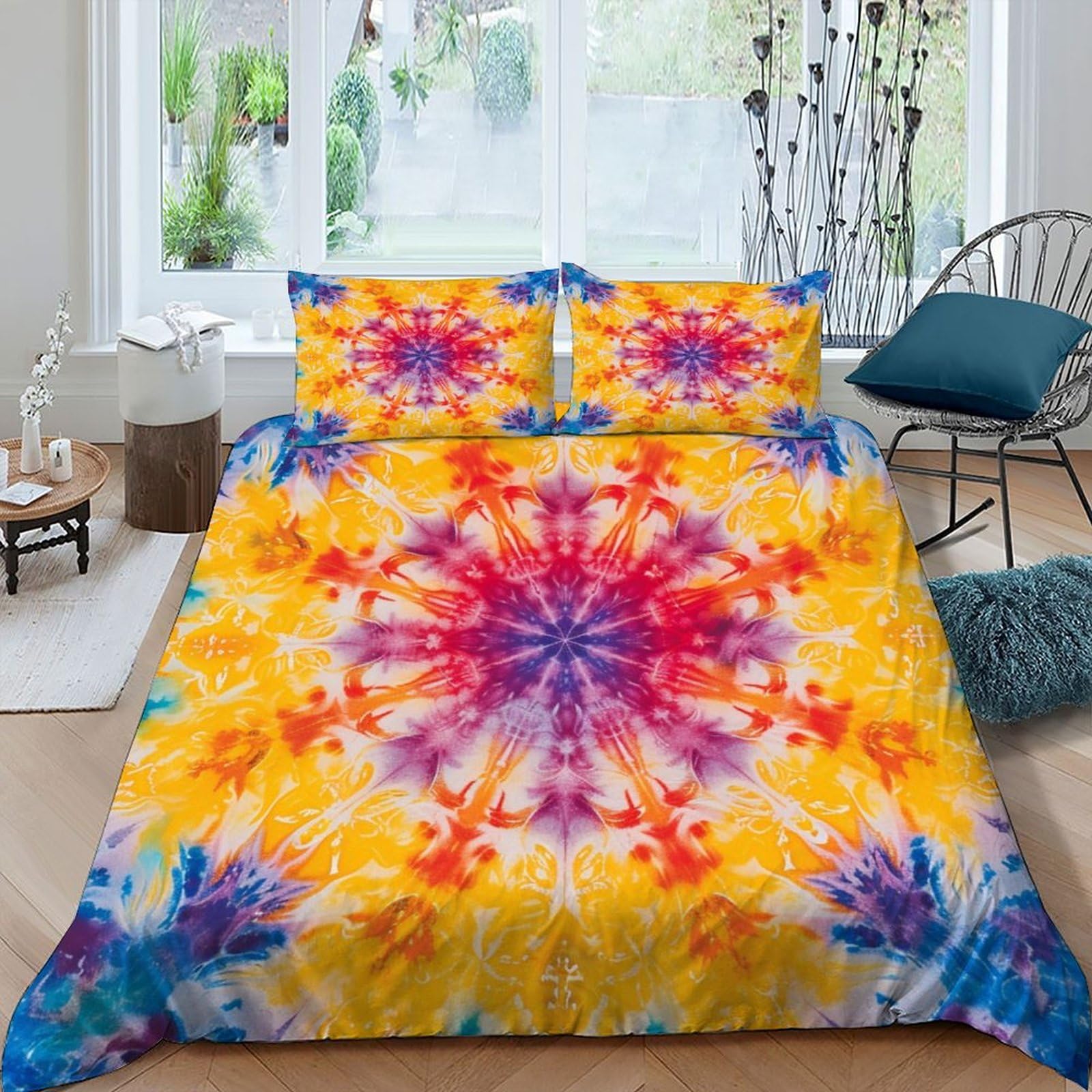 Parure de lit mandala pour chambre d'adulte et enfant une ambiance zen