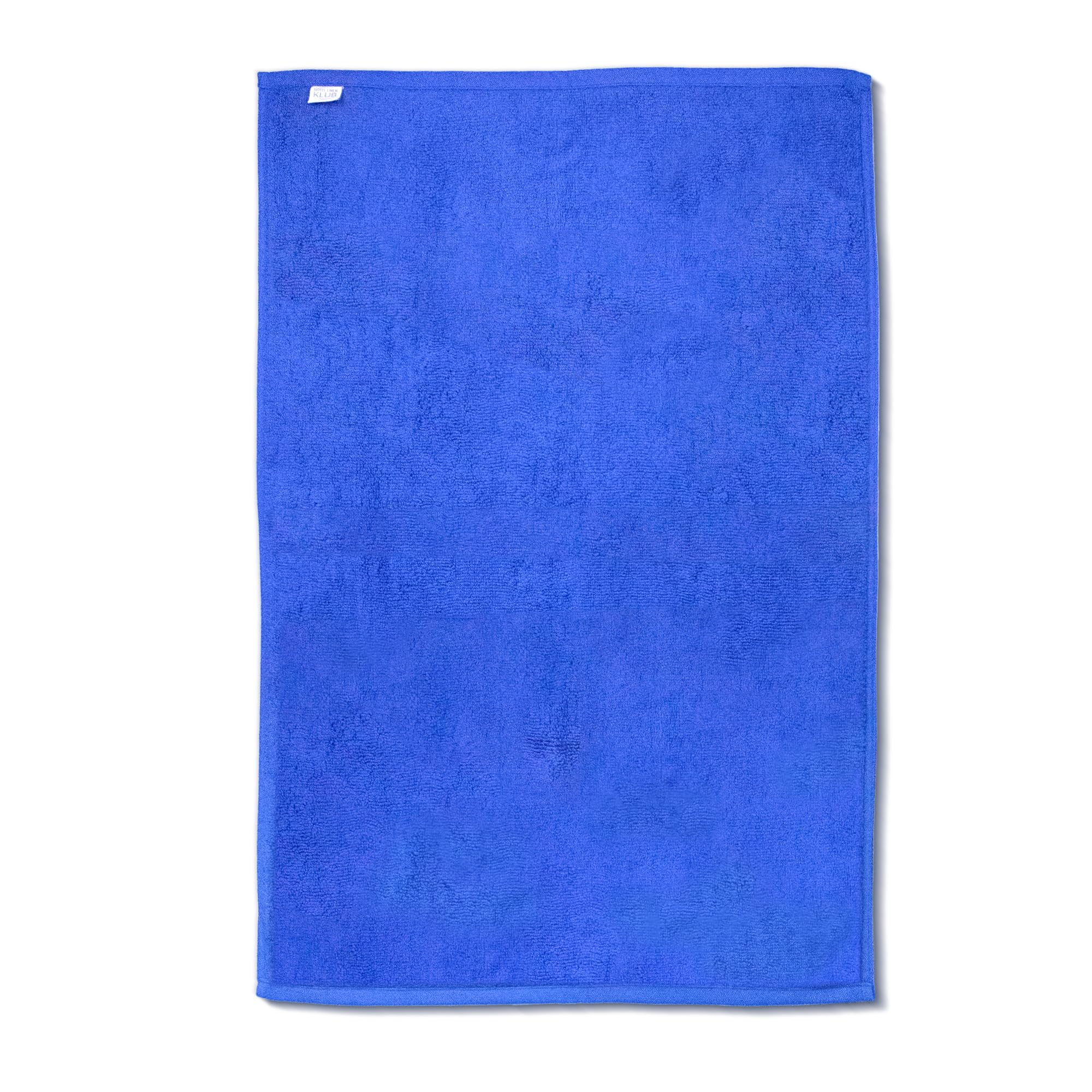 Hotel Linen Klub1PC LUXURY Hotel Spa Shower/Bathtub Mat - 100% Cotton 900 GSM Terry Dobby Border Ring Spun - Super Soft,Quick Dry,Highly Absorbent, Size : 50 x 80cm,Royal Blue