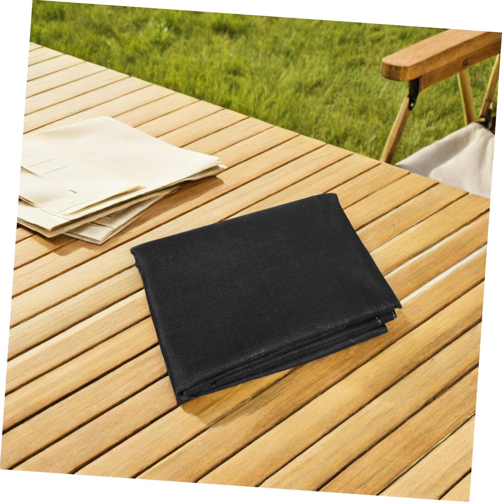 HEMOTON Estera para Fuego De Barbacoa Ignífuga Protector De Suelo para Barbacoa Alfombrilla para Exterior Resistente Al Aceite Agua para Terrazas y Césped