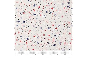 Singer Fabric, 100% Cotton Stacked Stars Americana Quilting Fabric