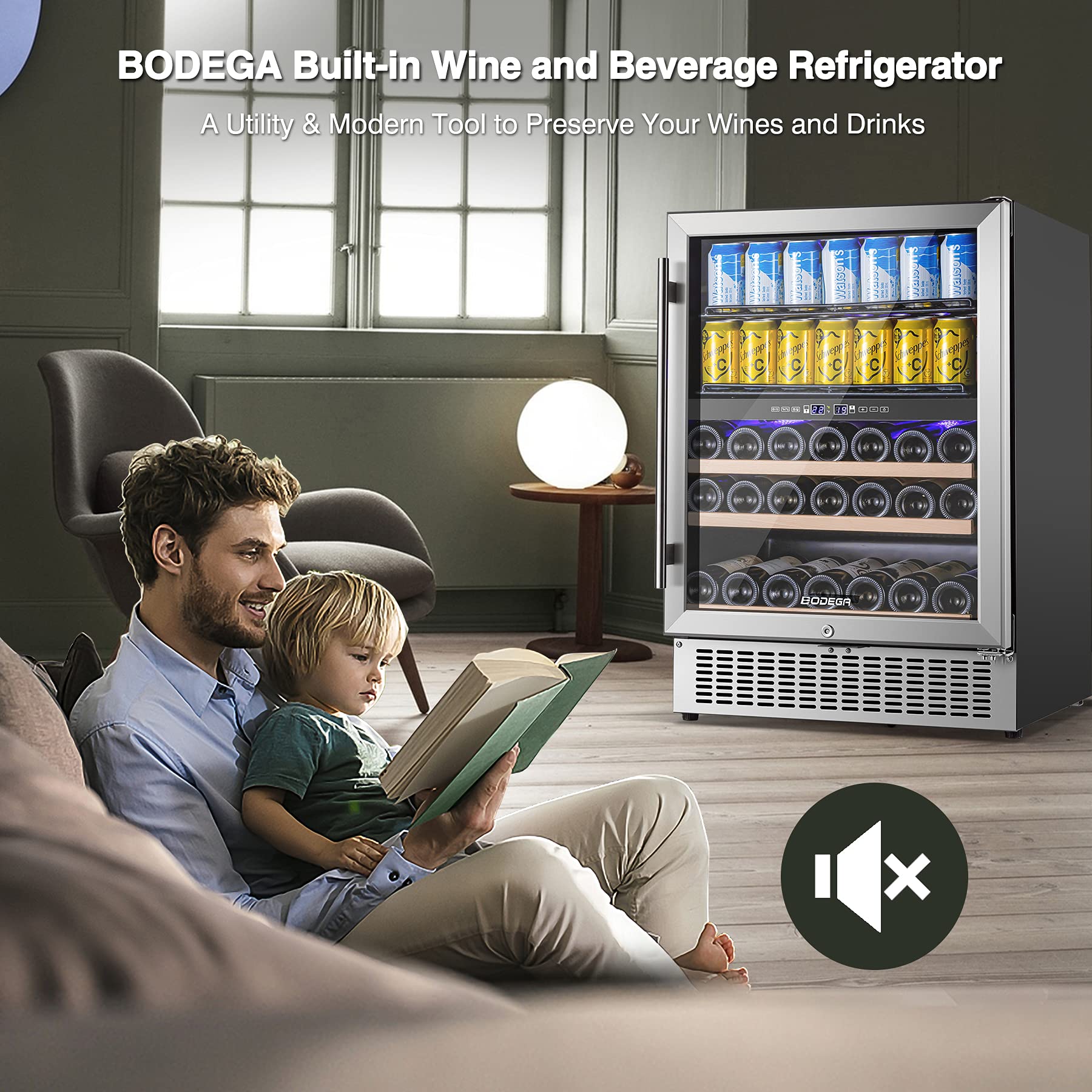 Antarctic Star 36 Bottle Wine BeverageRefrigerator Small