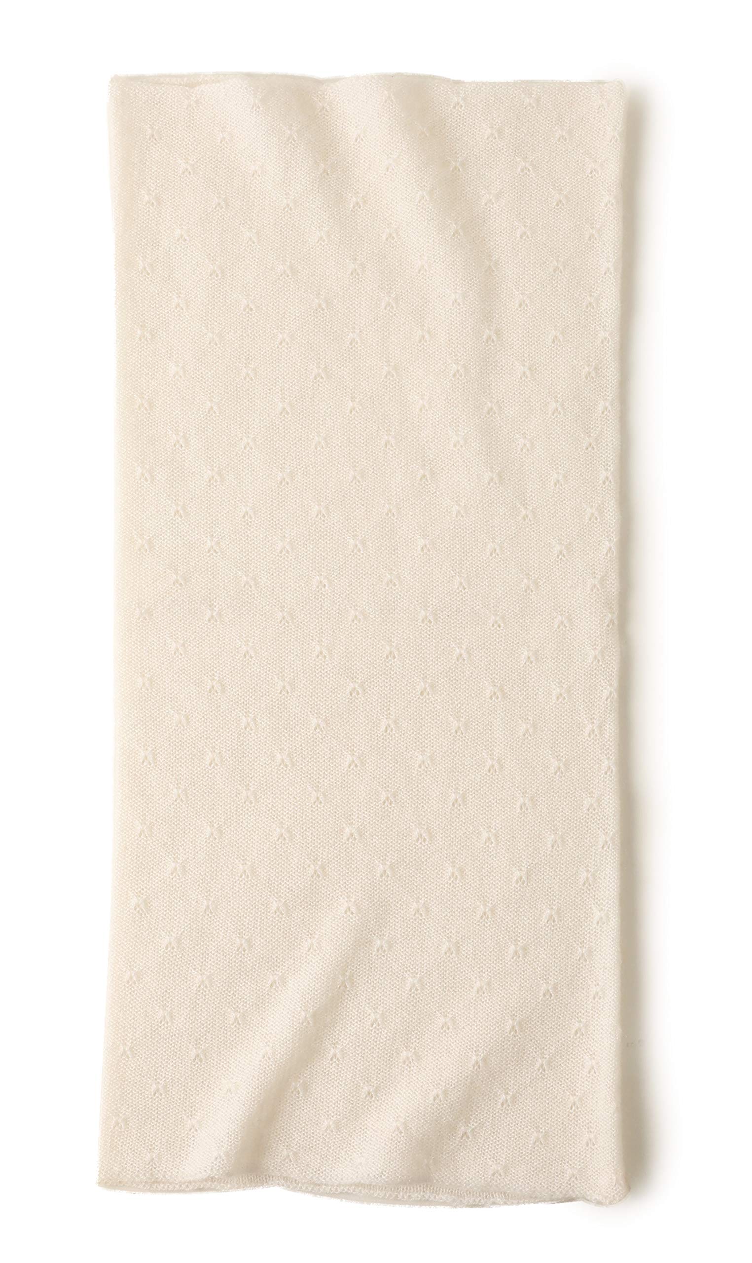 Echarpe à boucles 100% laine de cachemire tricoté léger pour Femme Foulard tubulaire