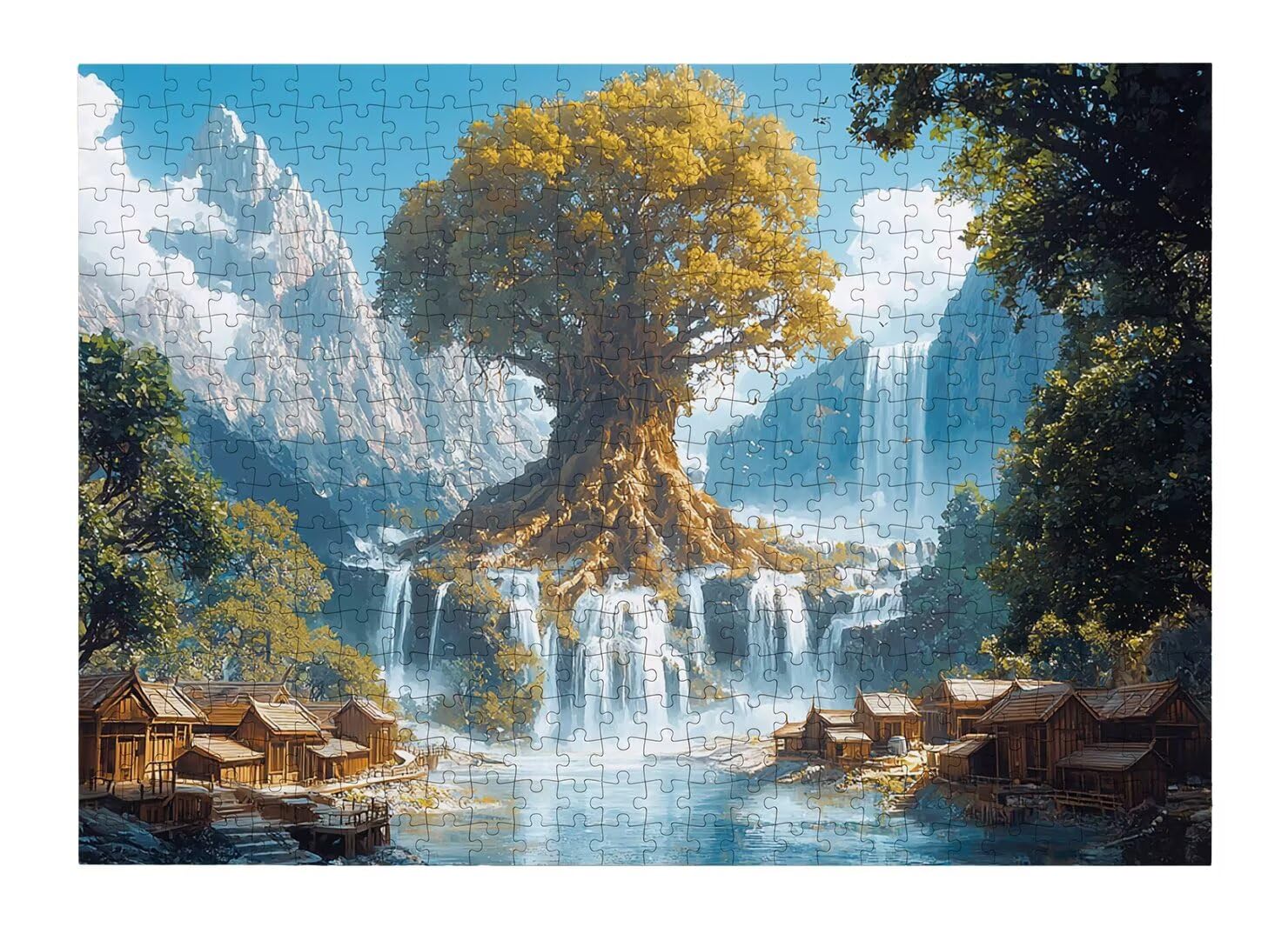 Puzzle dla dorosłych 1000, drzewo życia, prezenty -4406