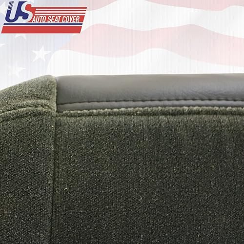 Miniatura 8 de 2003 a 2006 para Chevy Silverado LS LT Z71 Cubierta de asiento de tela para parte inferior del conductor, gris oscuro